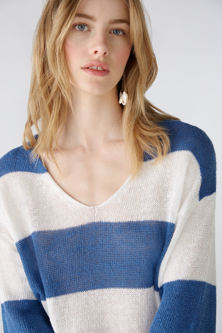 Bild 4 von Pullover - blue white in blue white | Oui