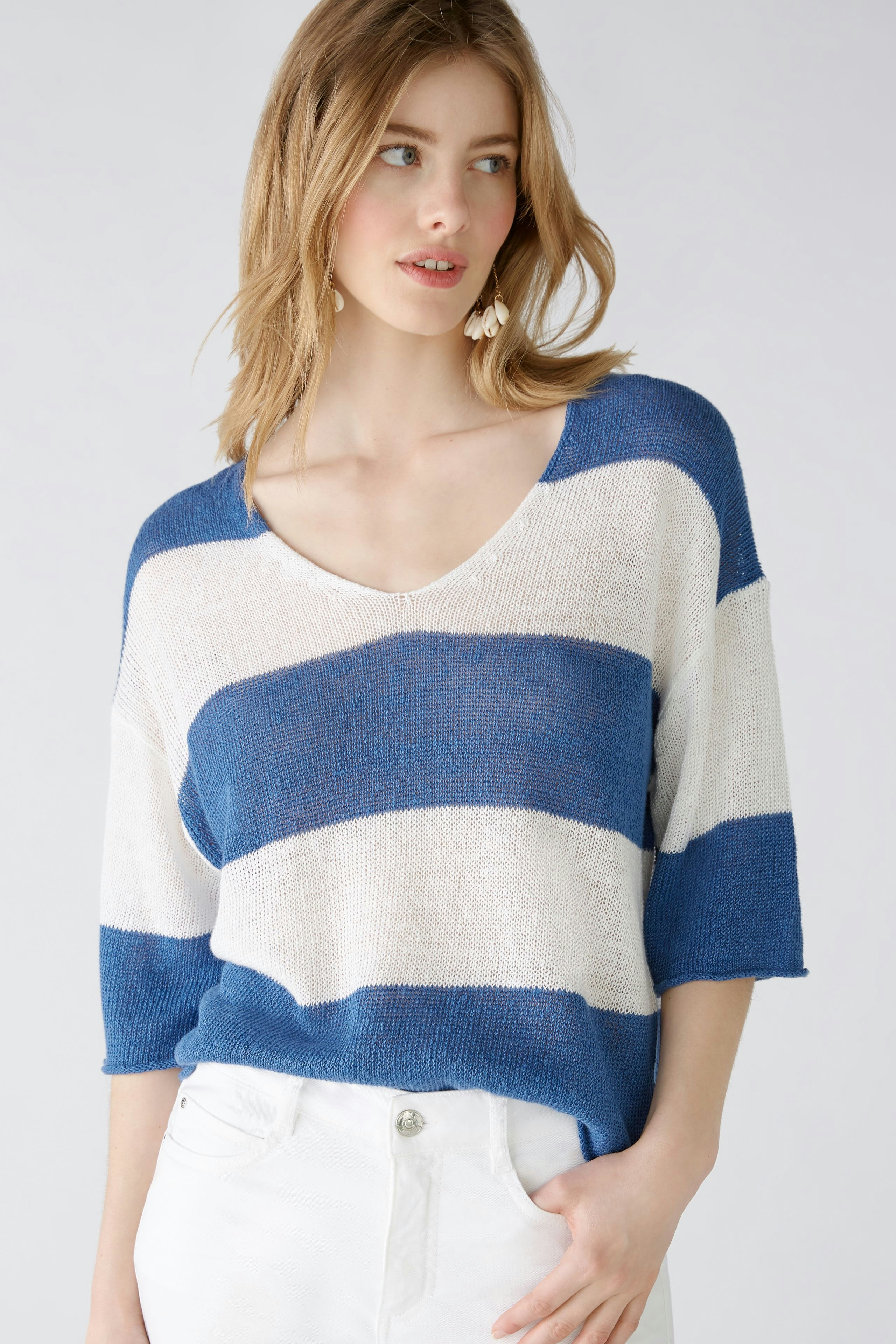 Bild 5 von Pullover - blue white in blue white | Oui