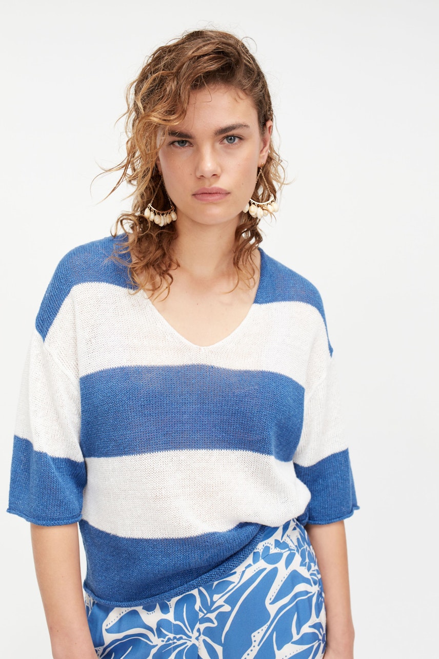 Bild 6 von Pullover - blue white in blue white | Oui