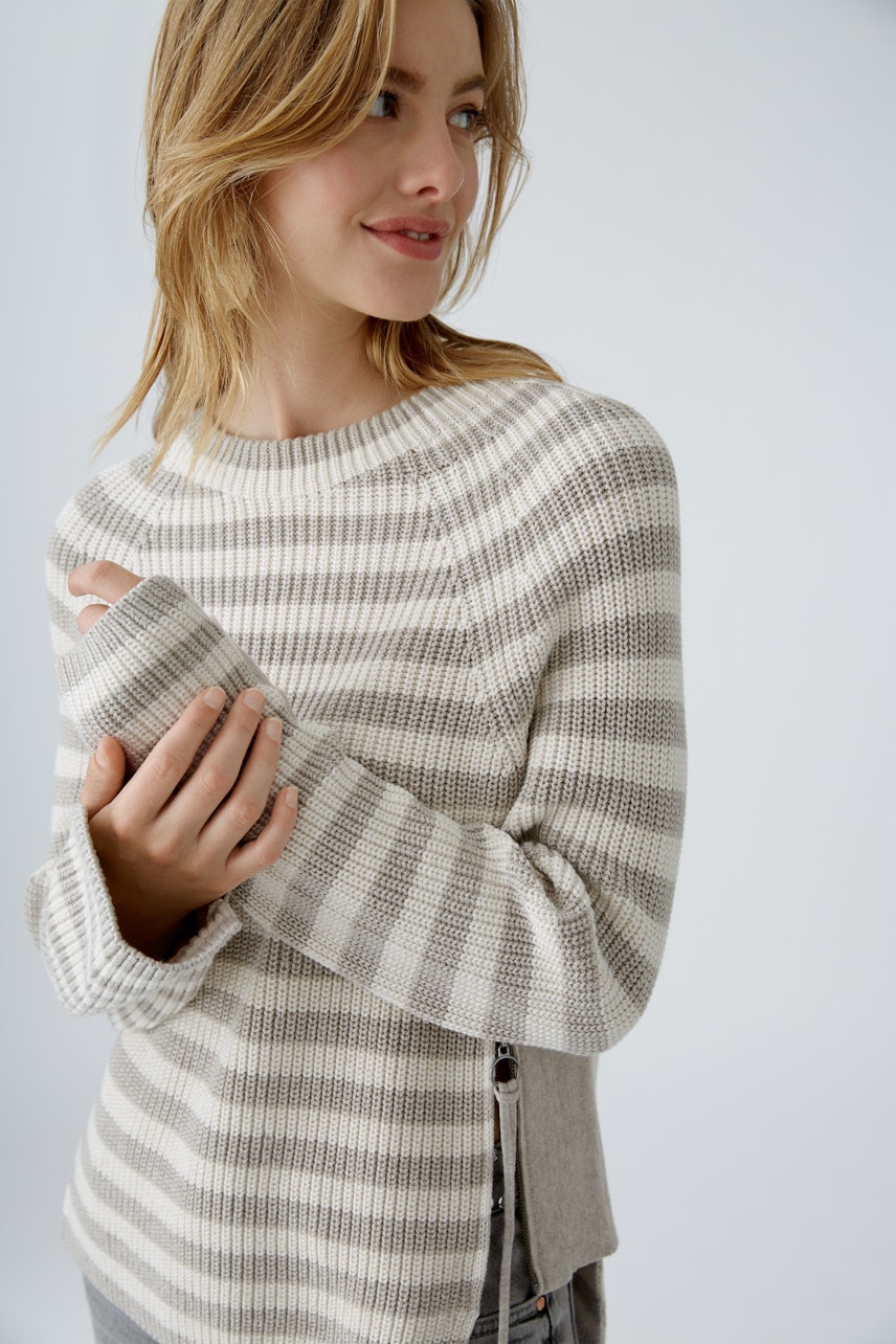 Bild 1 von RUBI  Pullover - lightbrown white in lightbrown white | Oui