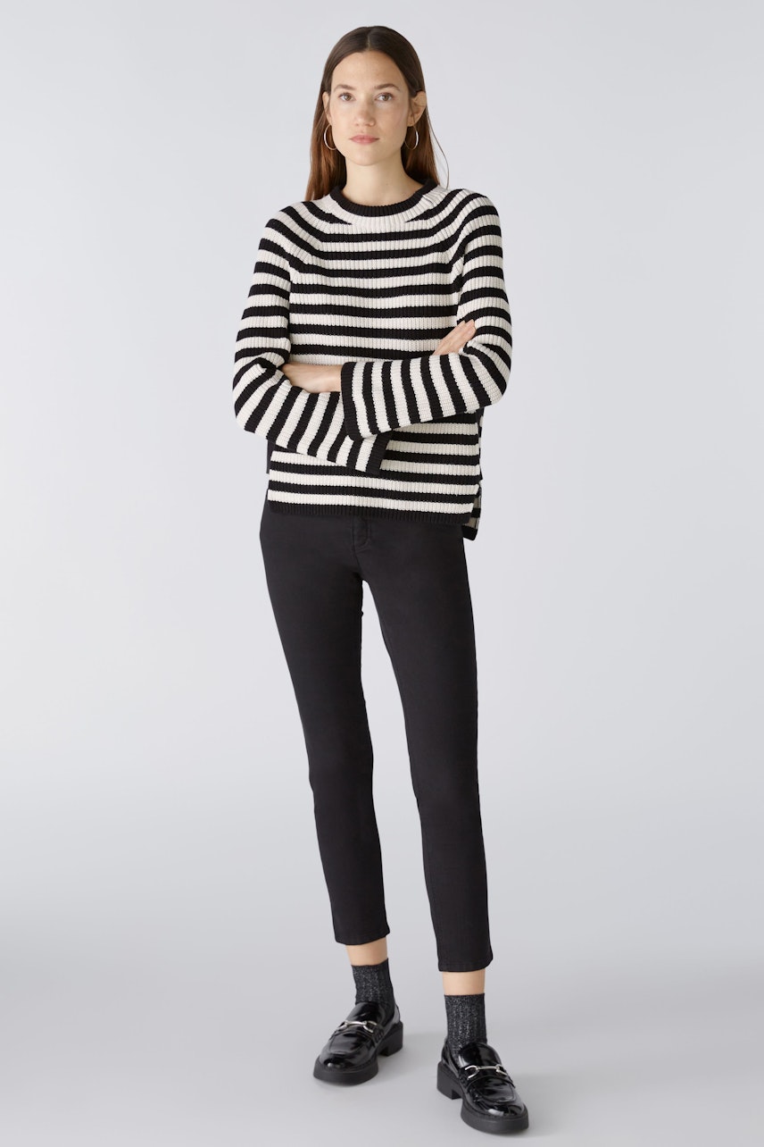 Bild 7 von RUBI  Pullover - black offwhite in black offwhite | Oui