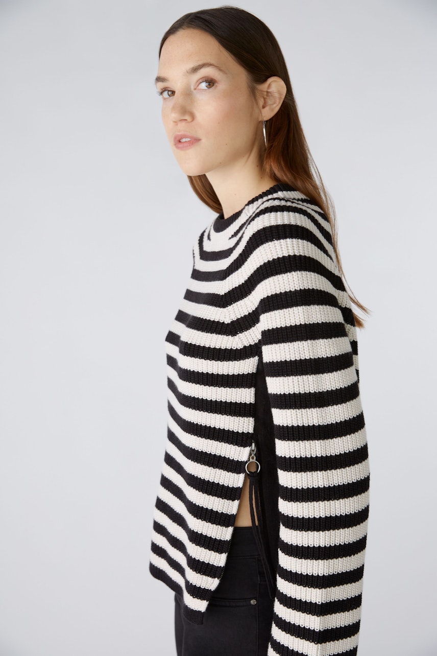 Bild 1 von RUBI  Pullover - black offwhite in black offwhite | Oui