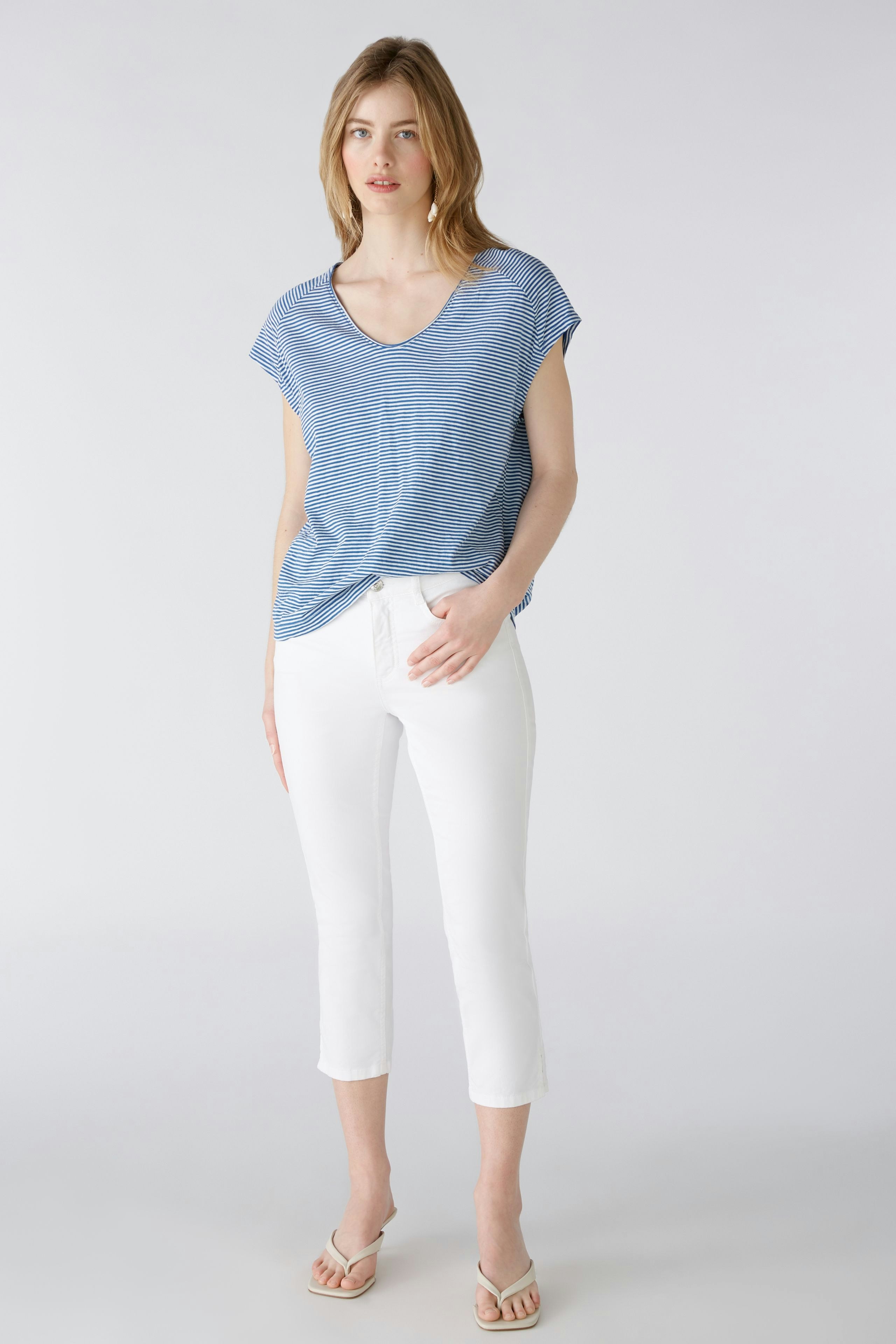 Bild 2 von T-shirt - blue white in blue white | Oui