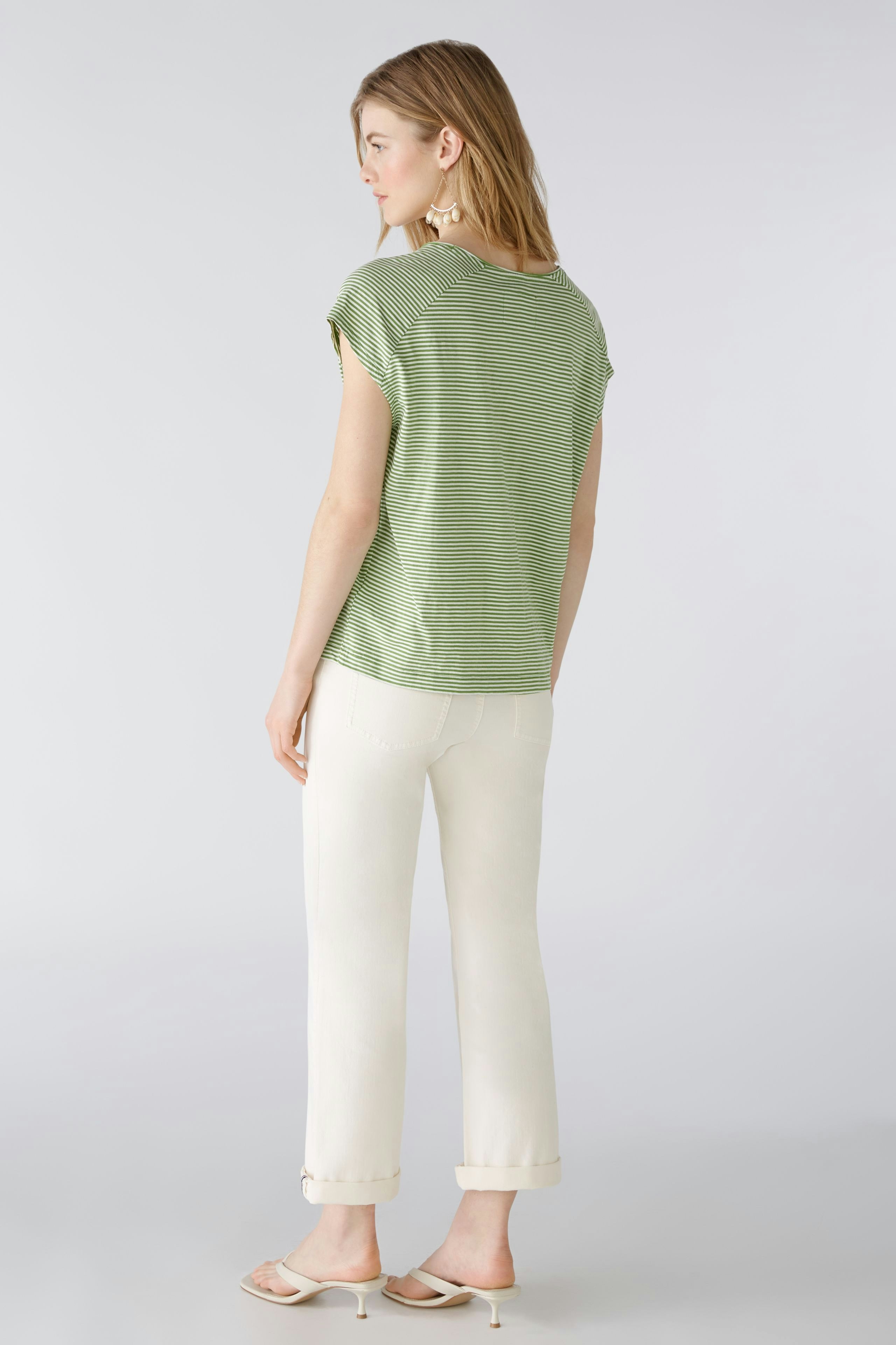 Bild 3 von T-Shirt - green white in green white | Oui