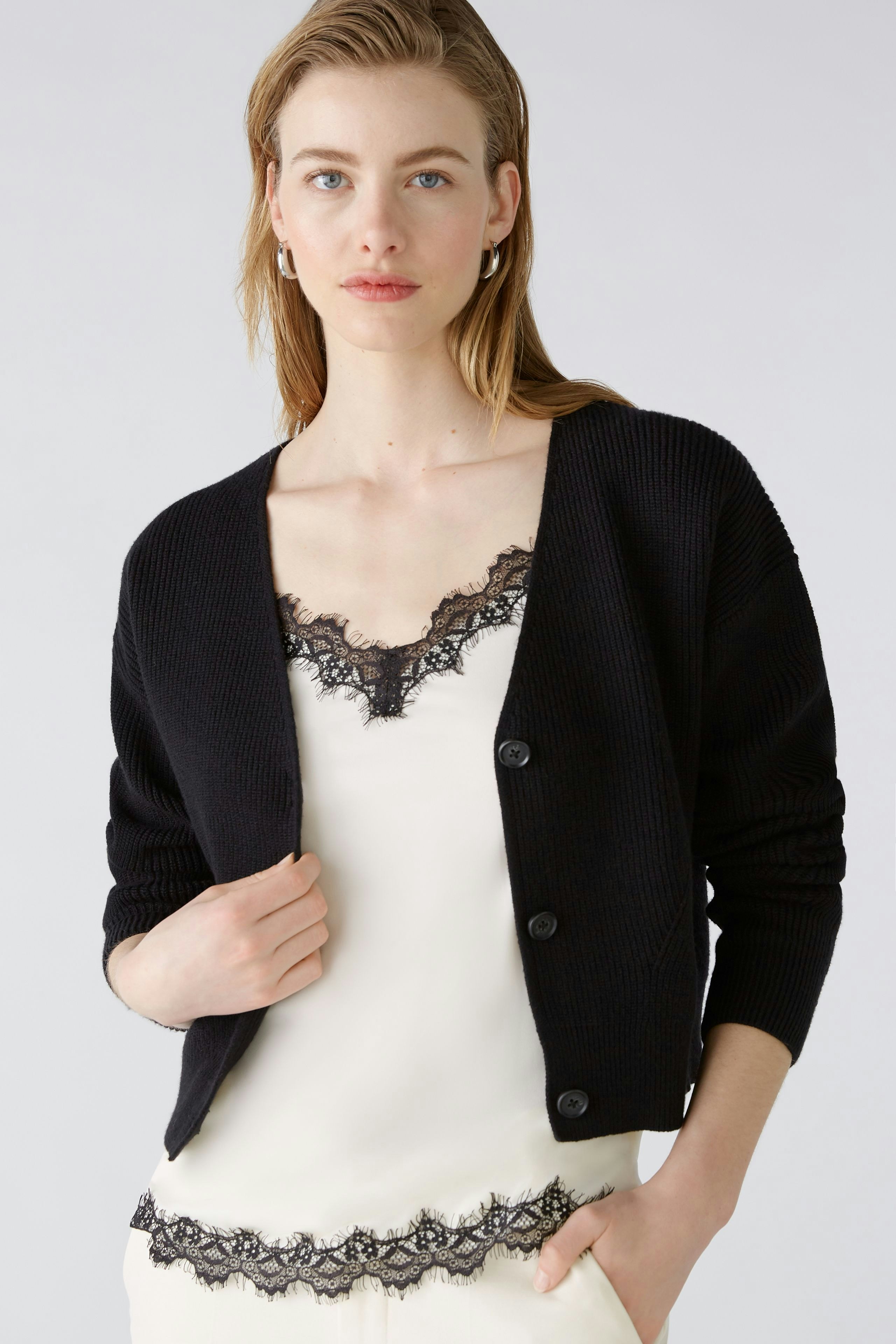 Bild 1 von Cardigan - black in black | Oui