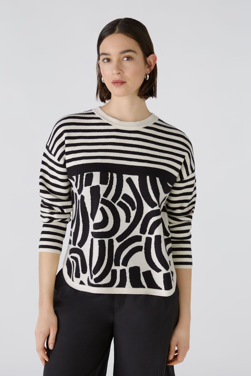 Bild 2 von Pullover - white black in white black | Oui