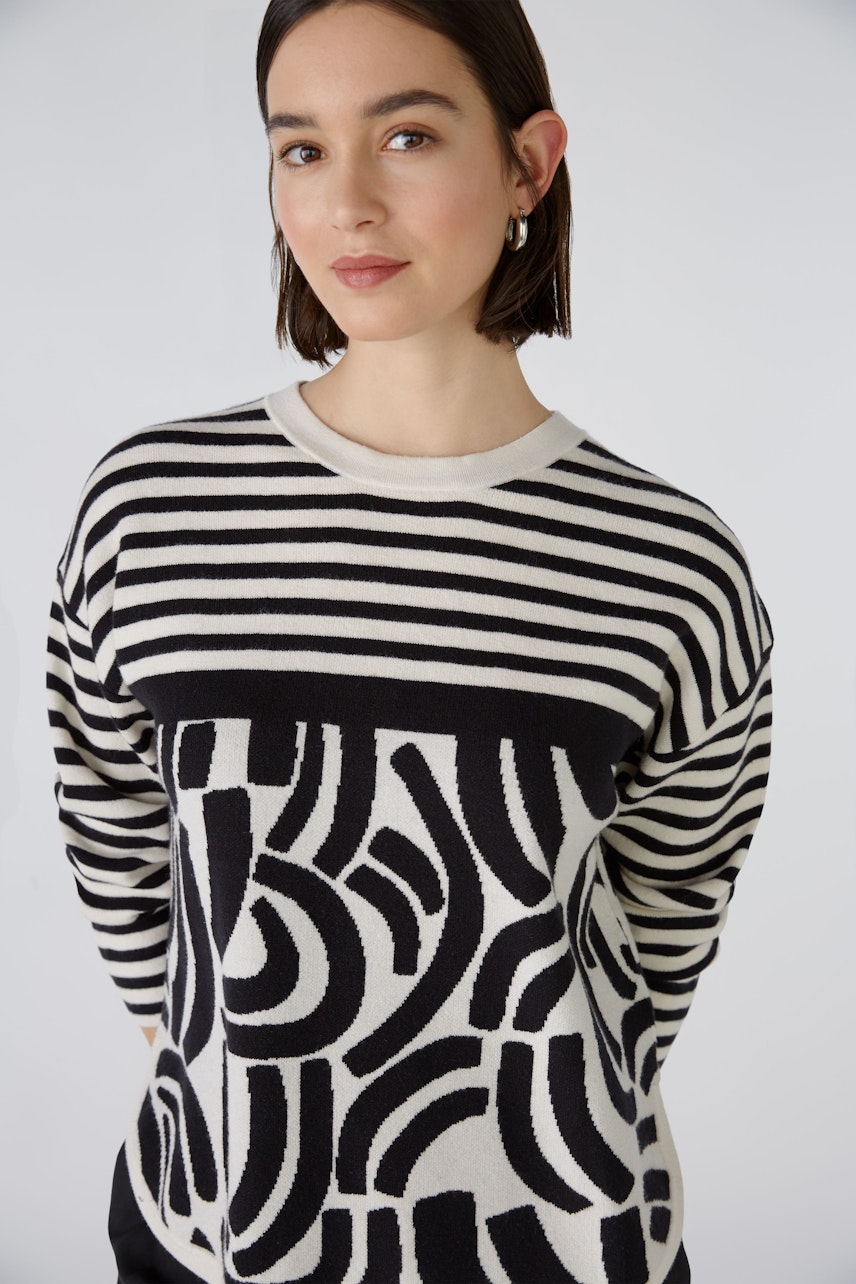 Bild 4 von Pullover - white black in white black | Oui