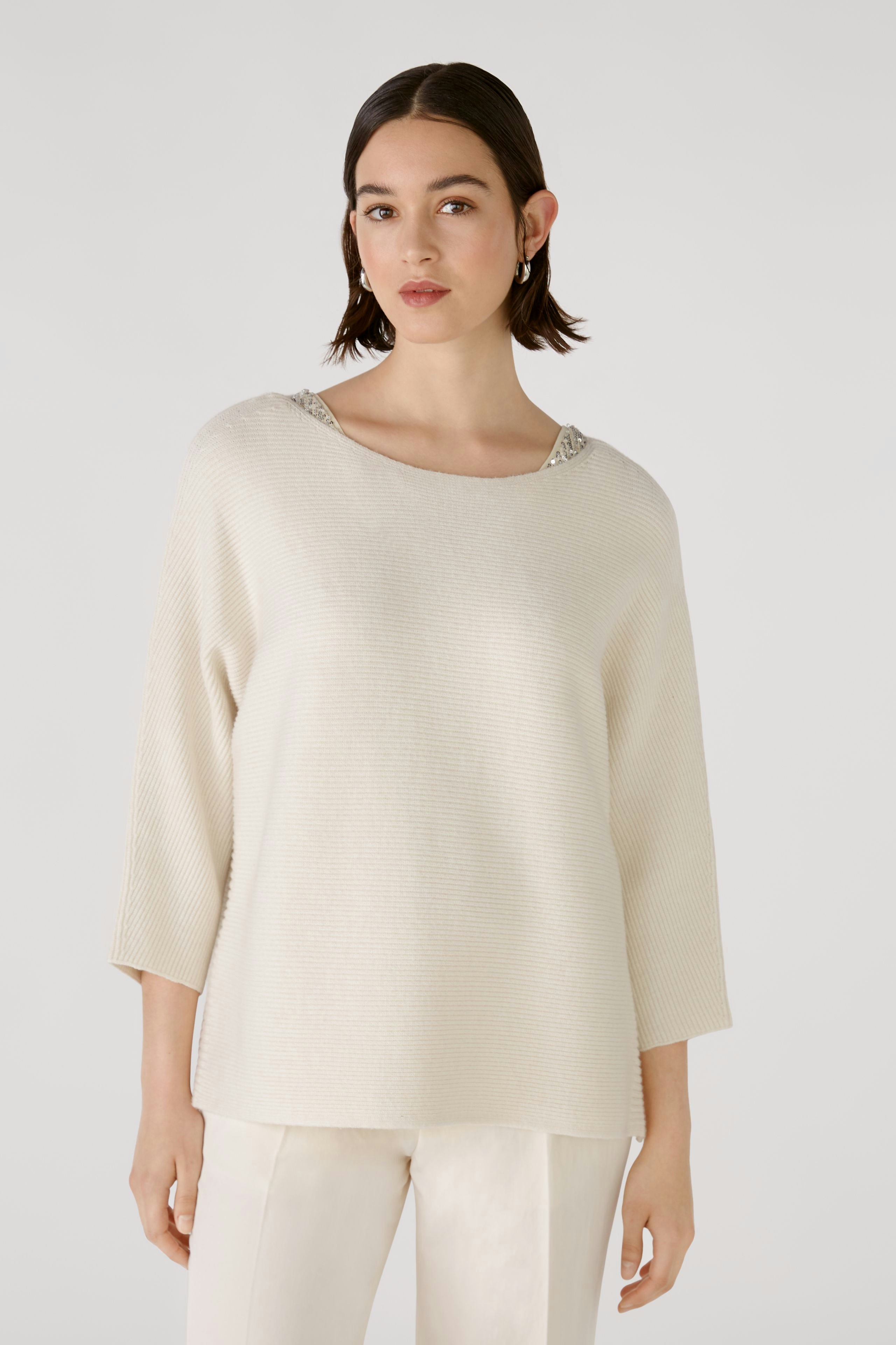 Bild 3 von Pullover - offwhite in offwhite | Oui