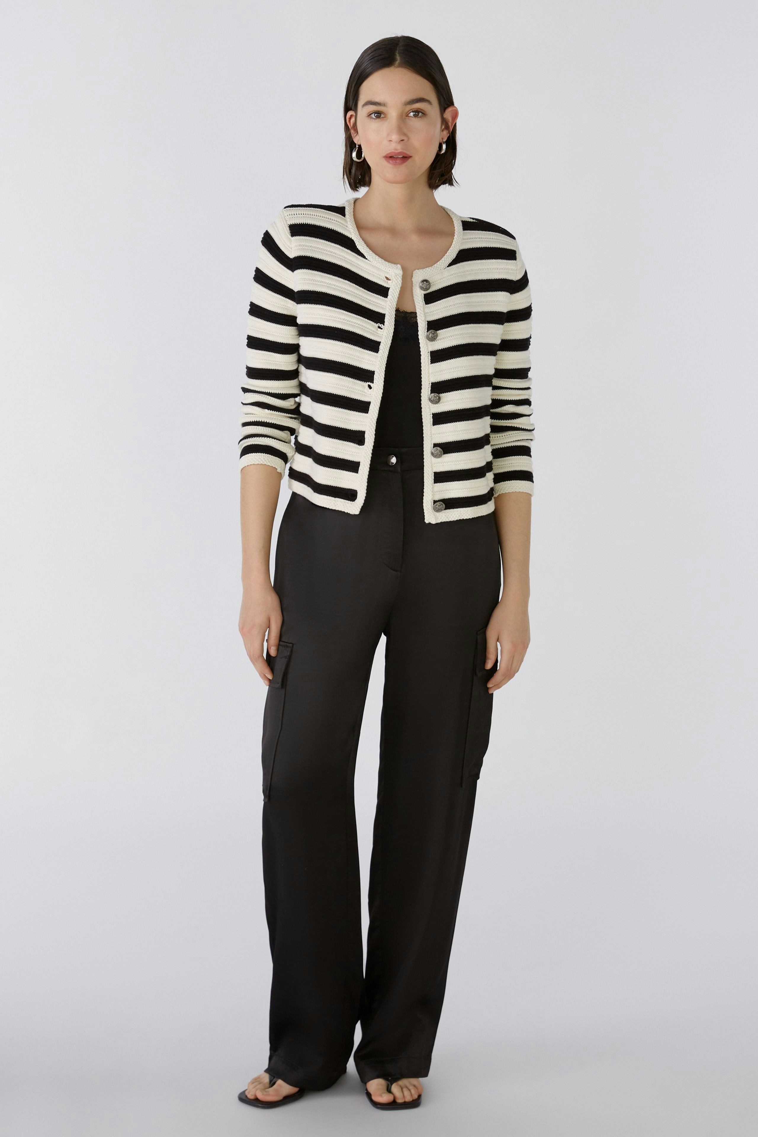 Bild 1 von Cardigan - offwhite black in offwhite black | Oui