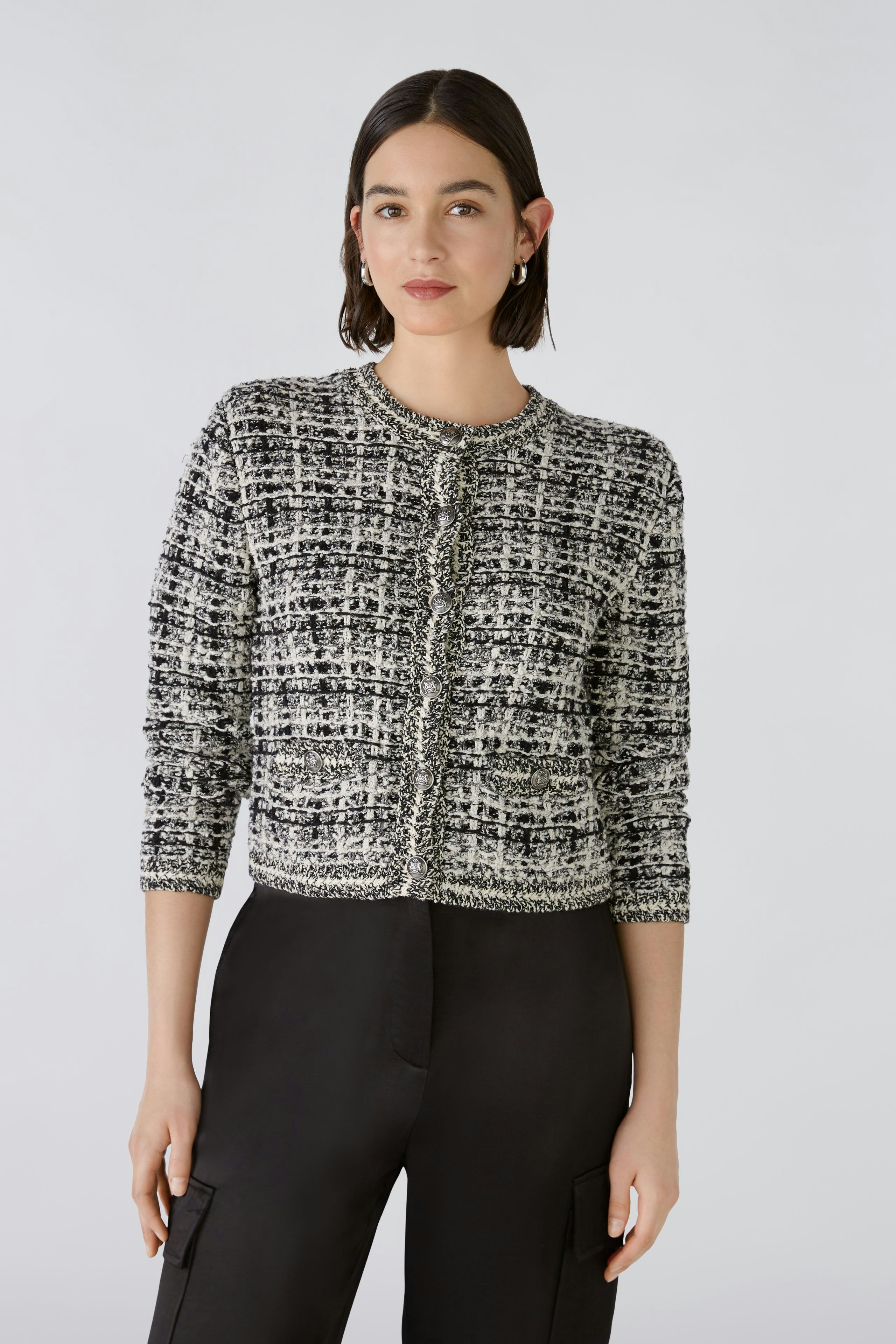 Bild 1 von Cardigan - black offwhite in black offwhite | Oui