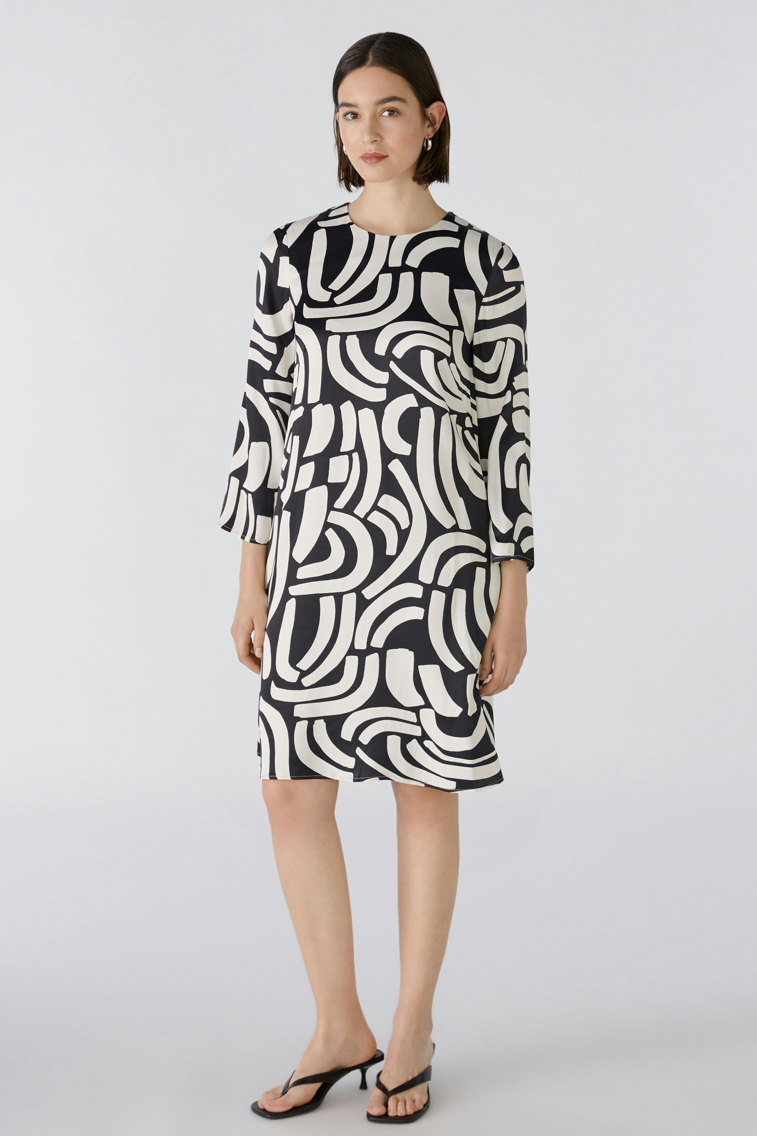 Bild 1 von Dress - black offwhite in black offwhite | Oui