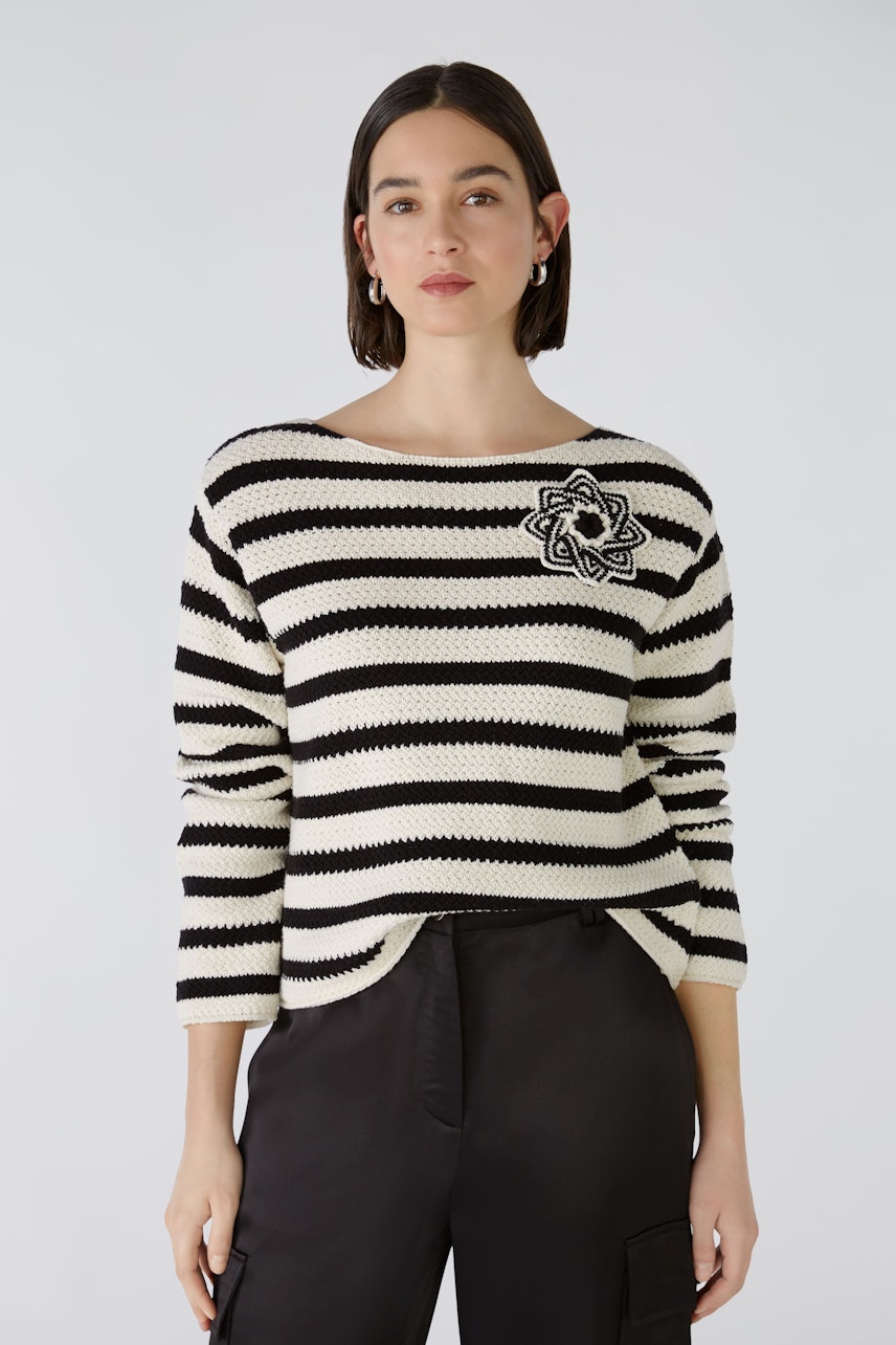 Bild 3 von Pullover - offwhite black in offwhite black | Oui