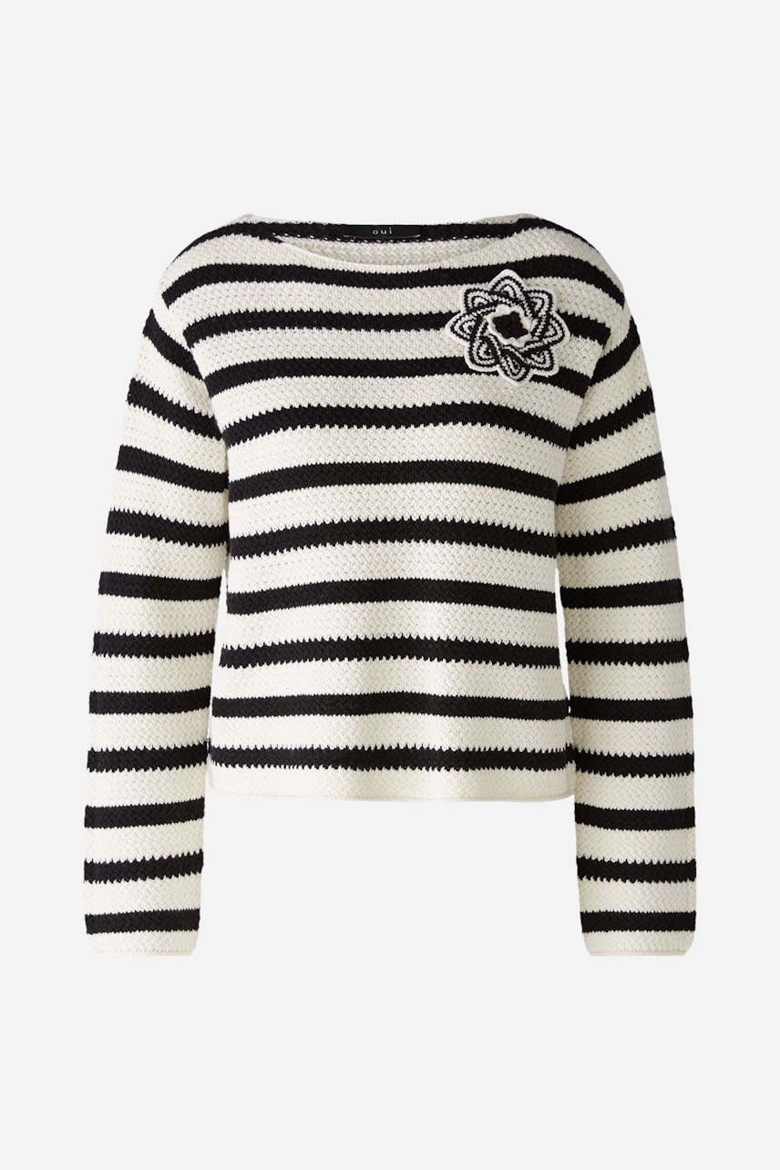 Bild 7 von Pullover - offwhite black in offwhite black | Oui