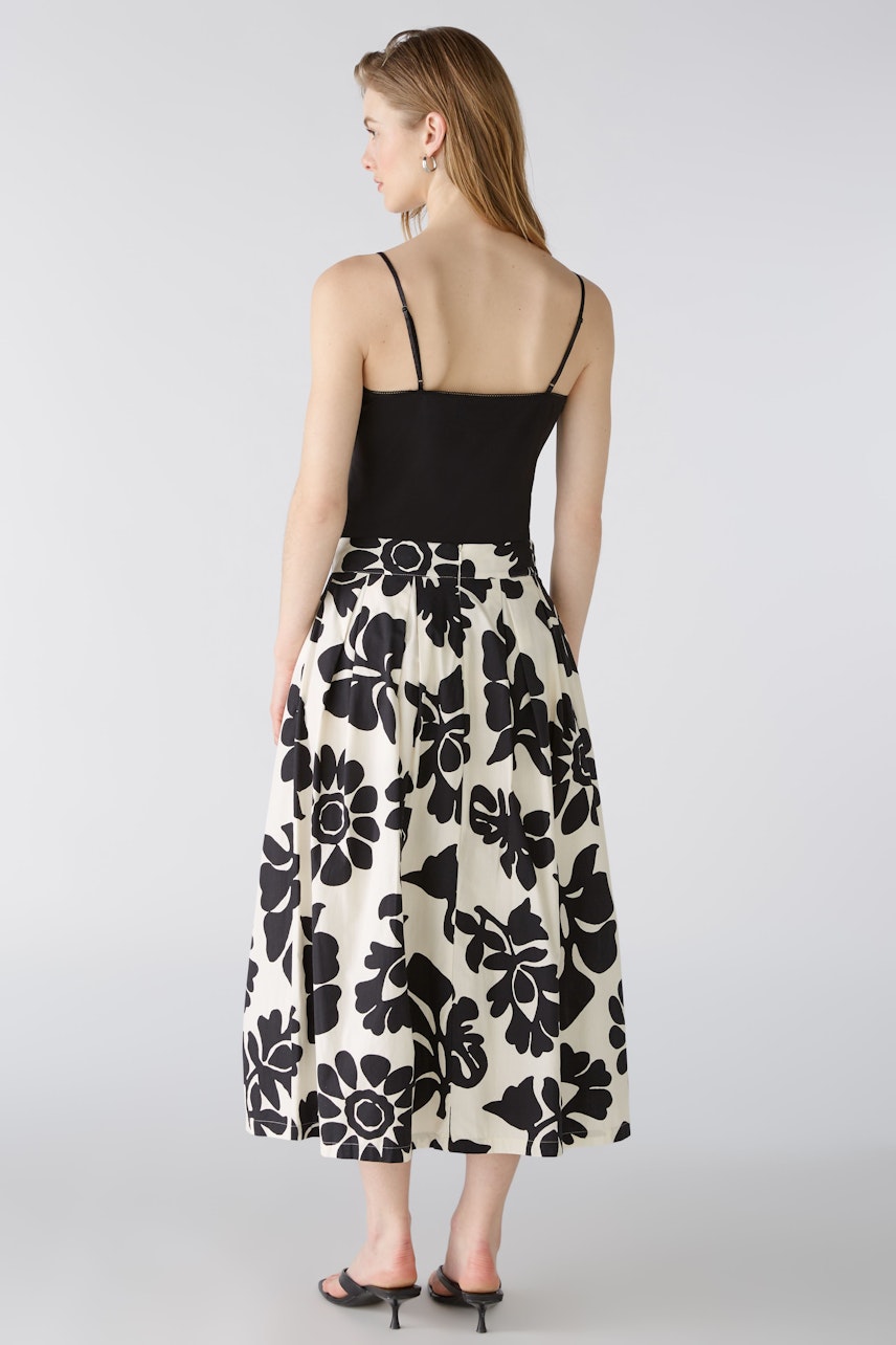 Bild 3 von Midi skirt - offwhite black in offwhite black | Oui