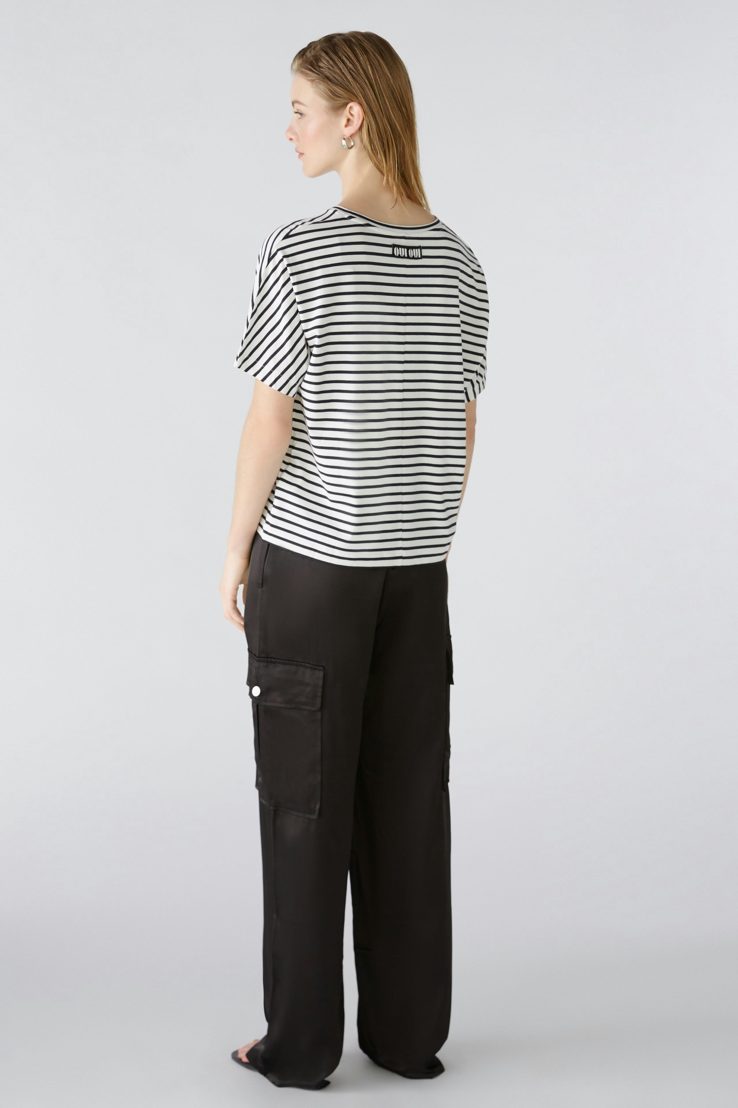 Bild 4 von T-shirt - white black in white black | Oui