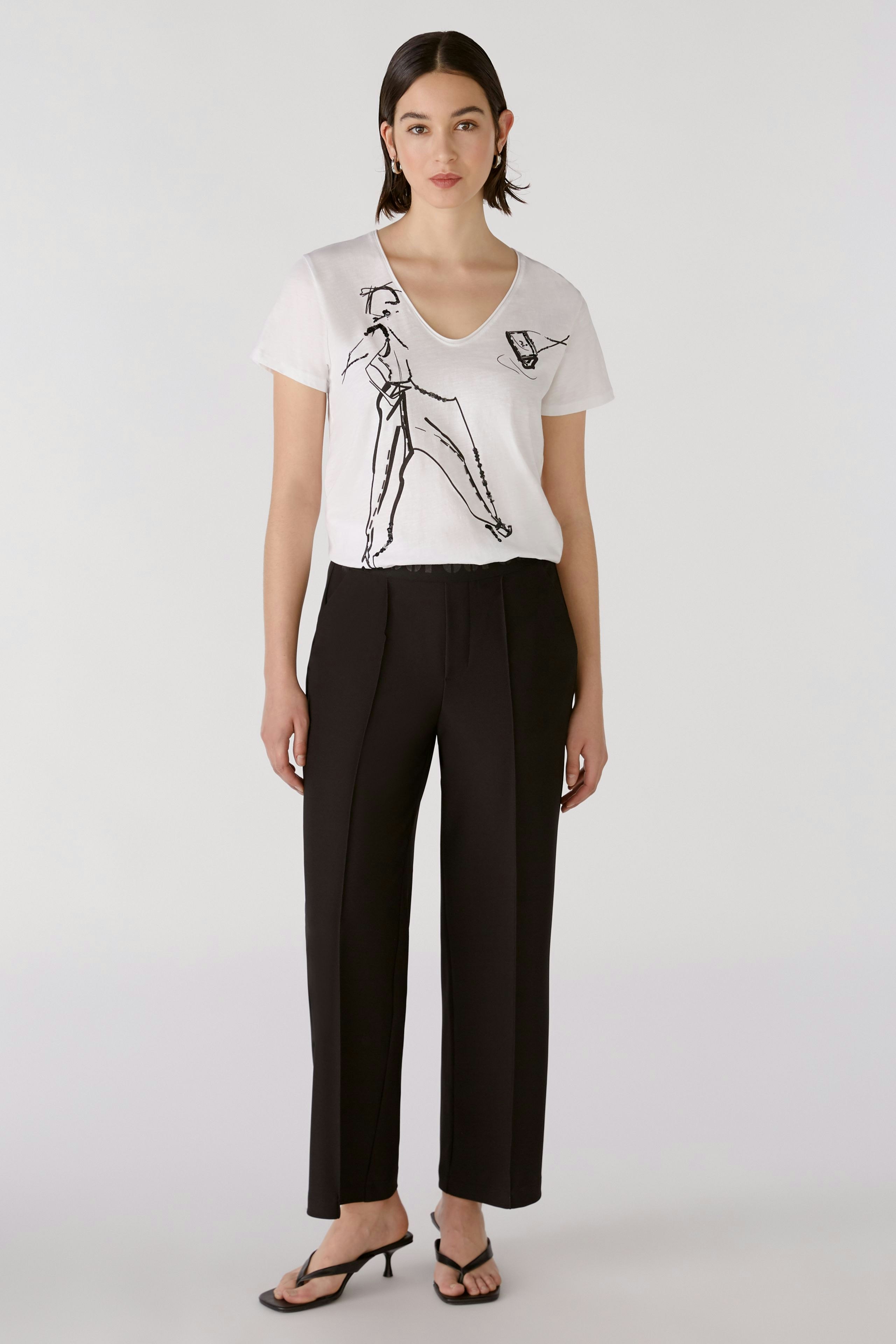 Bild 2 von T-shirt - optic white in optic white | Oui