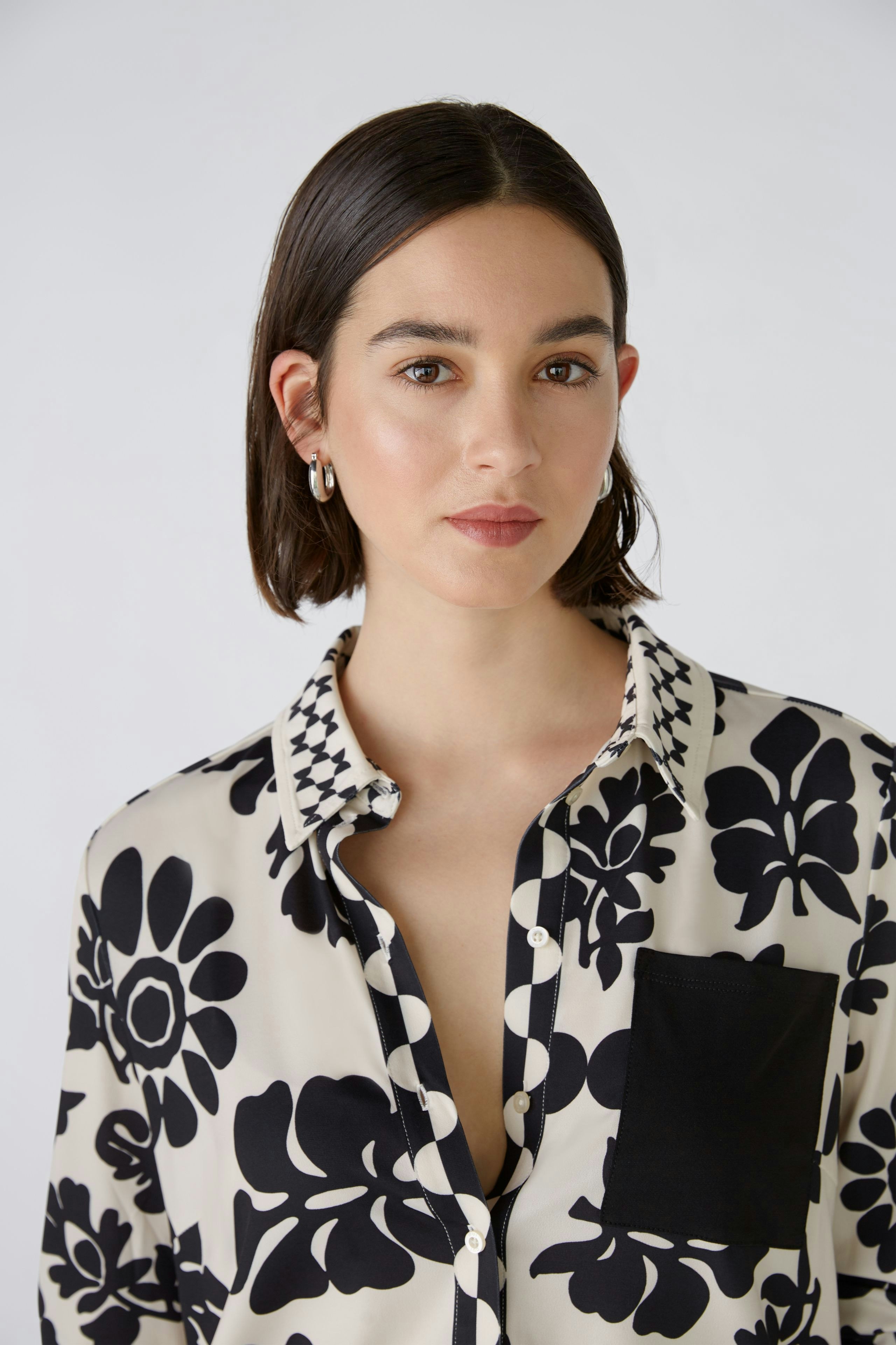 Bild 4 von Shirt blouse - offwhite black in offwhite black | Oui