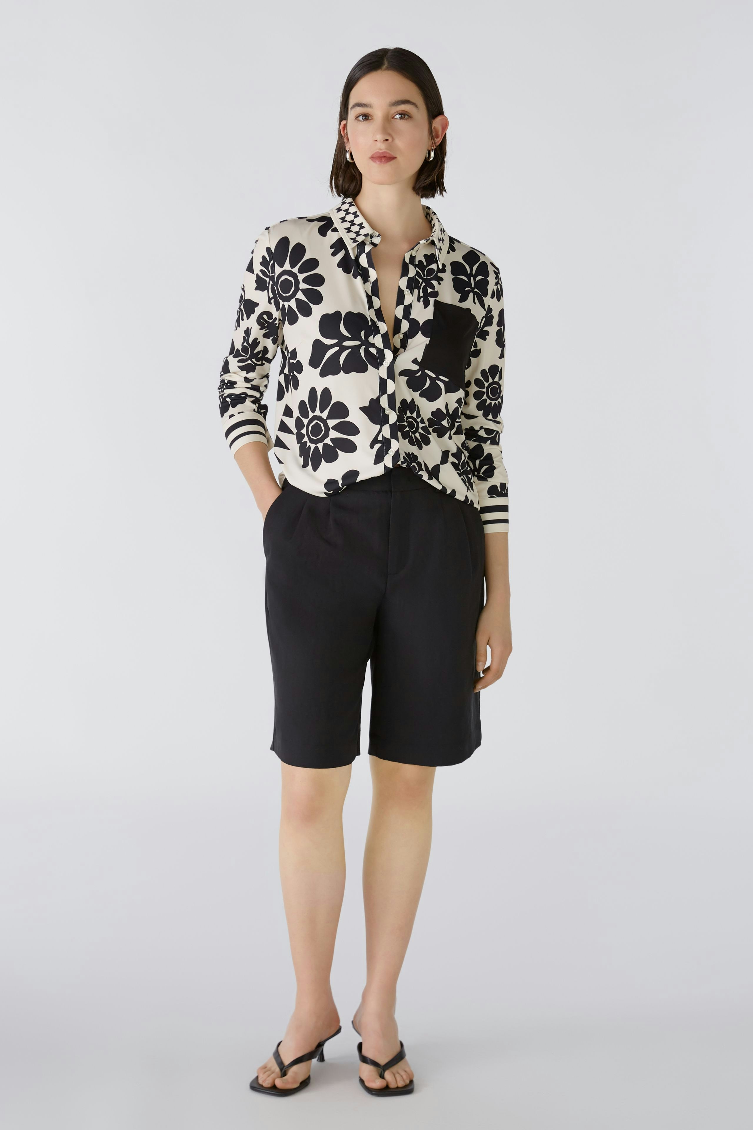 Bild 1 von Shirt blouse - offwhite black in offwhite black | Oui