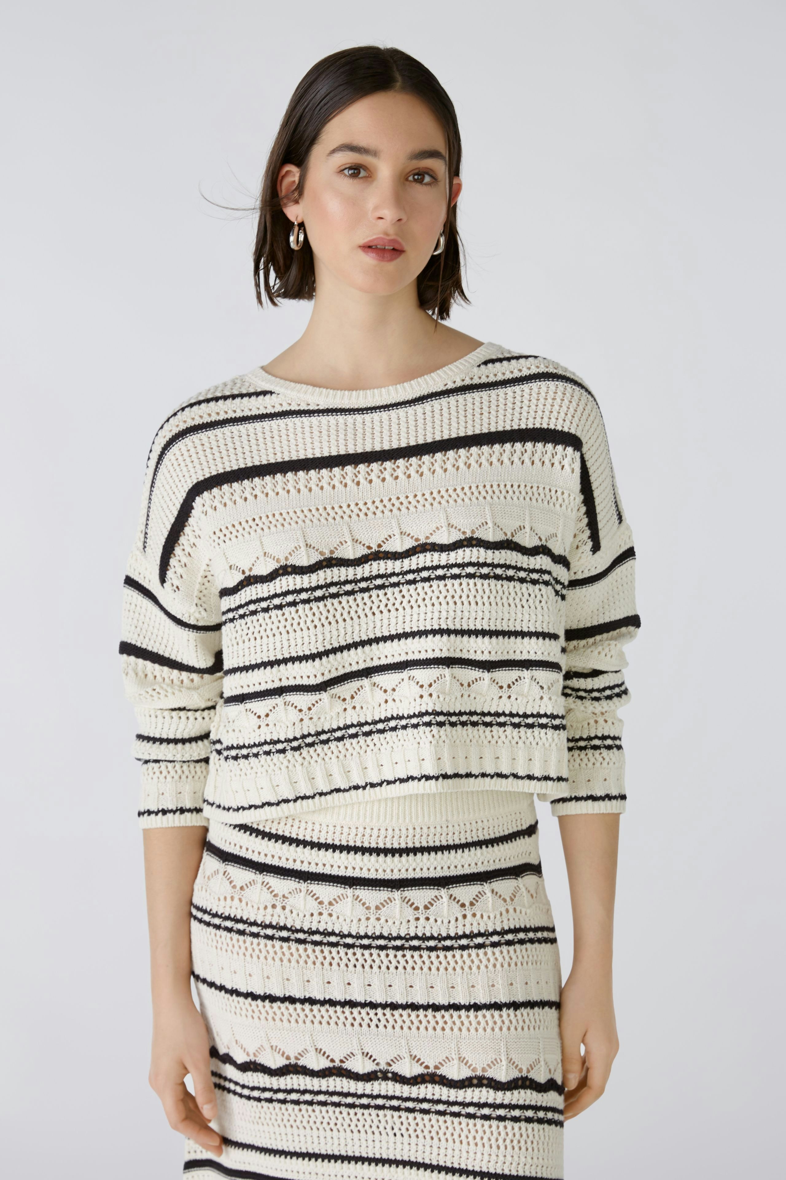 Bild 2 von Pullover - offwhite black in offwhite black | Oui