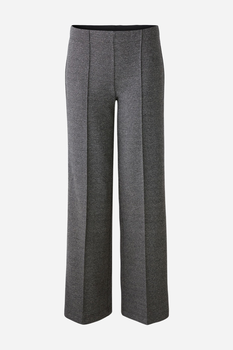 Slip-on trousers - black offwhite