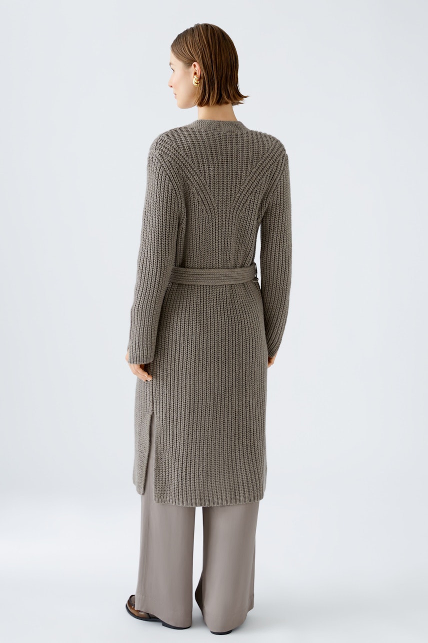 Bild 3 von Knitted coat - smoky taupe in smoky taupe | Oui