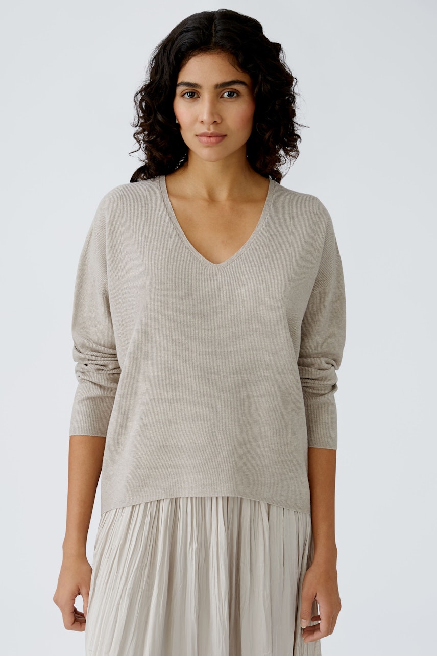 Bild 3 von Pullover - cool taupe in cool taupe | Oui