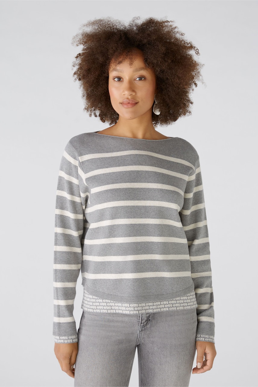 Bild 3 von Pullover - grey white in grey white | Oui