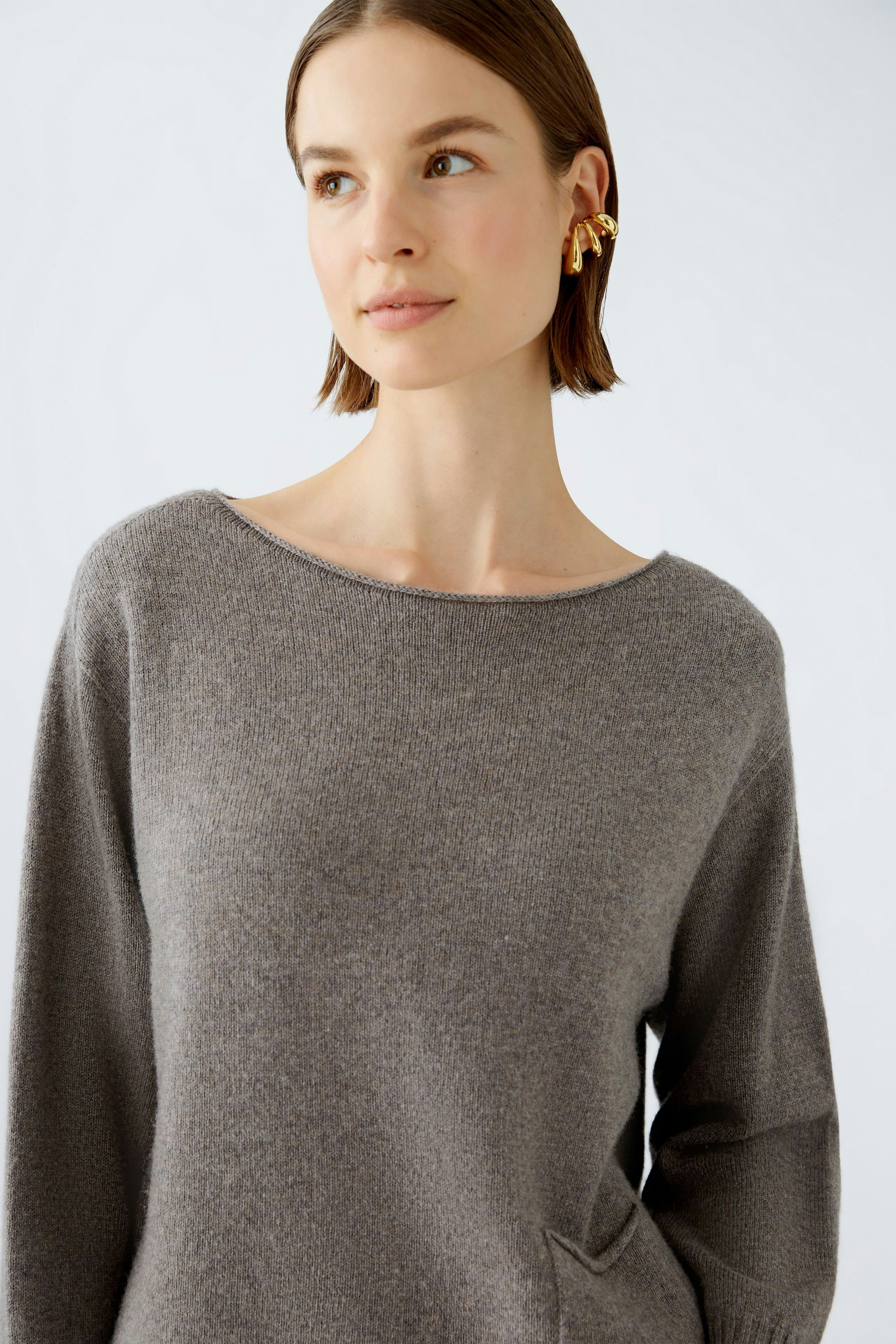 Bild 4 von Pullover - smoky taupe in smoky taupe | Oui
