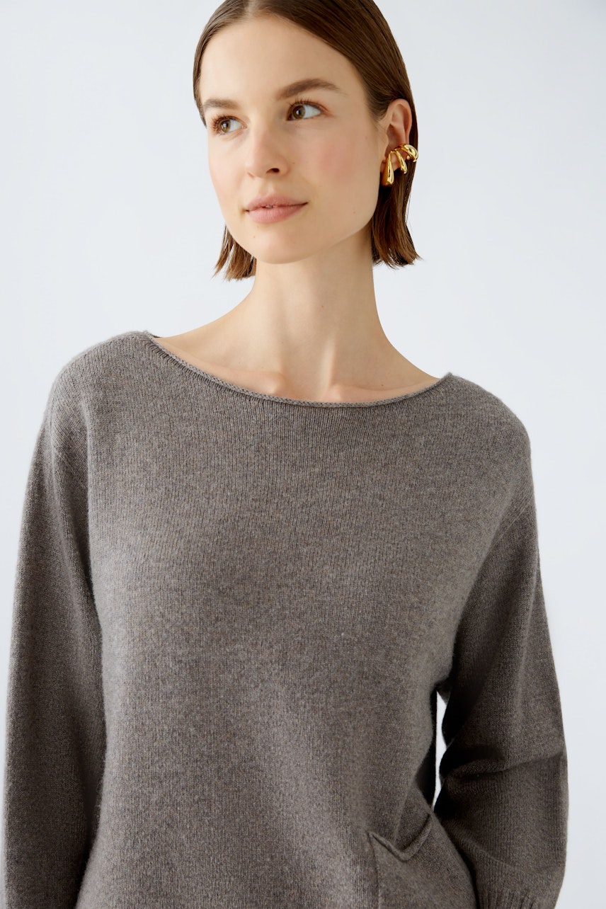 Bild 4 von Pullover - smoky taupe in smoky taupe | Oui