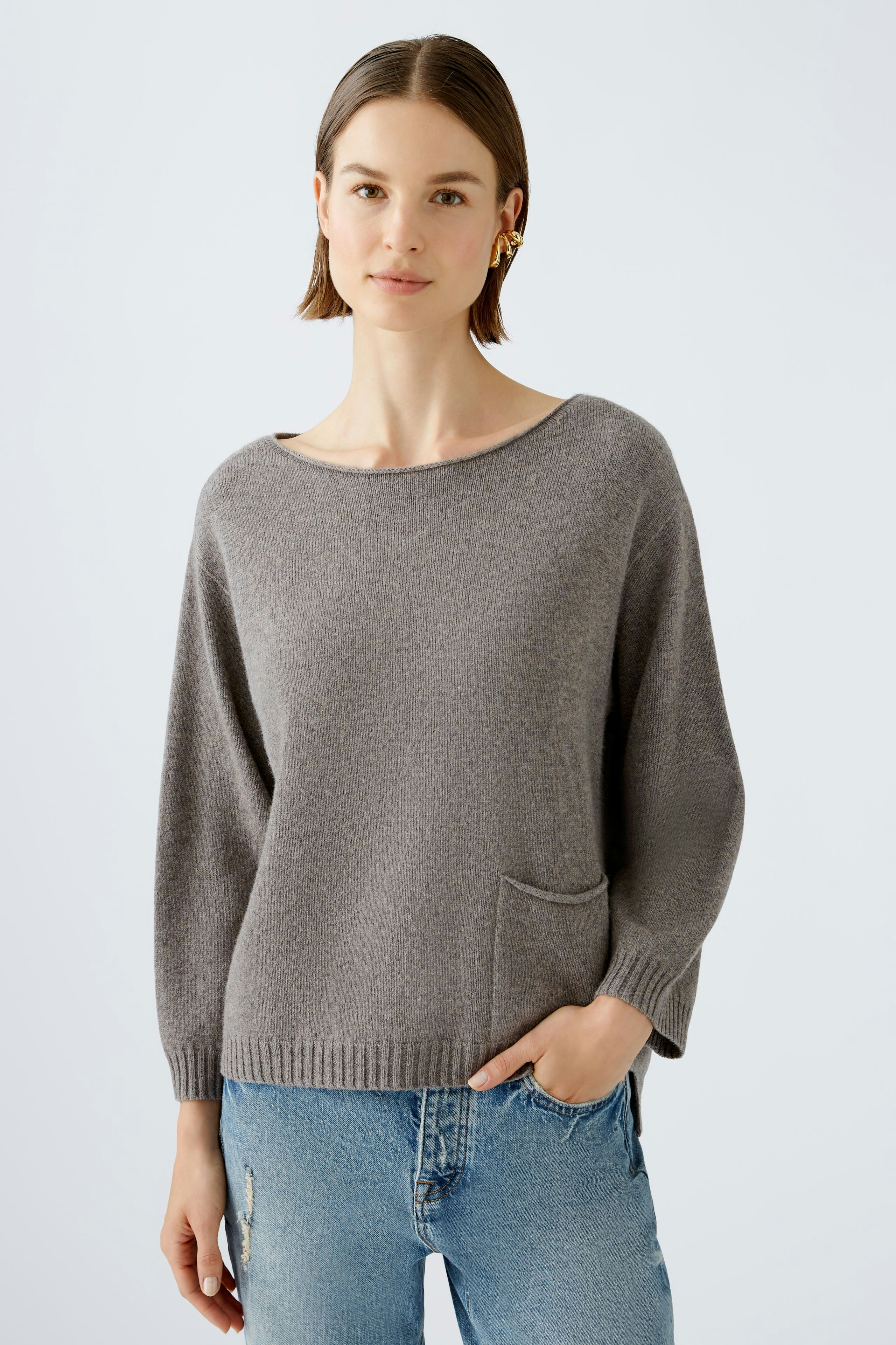 Bild 1 von Pullover - smoky taupe in smoky taupe | Oui