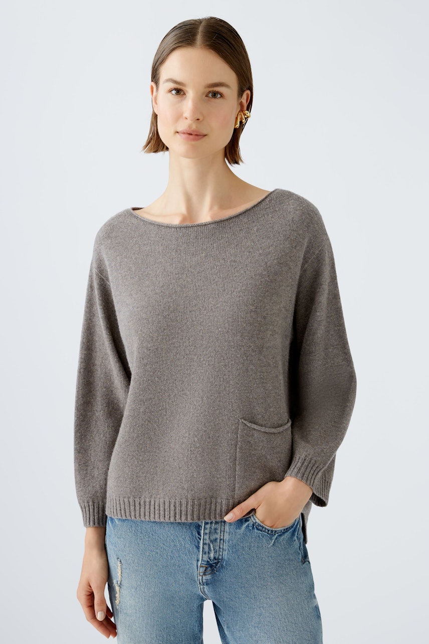 Bild 1 von Pullover - smoky taupe in smoky taupe | Oui