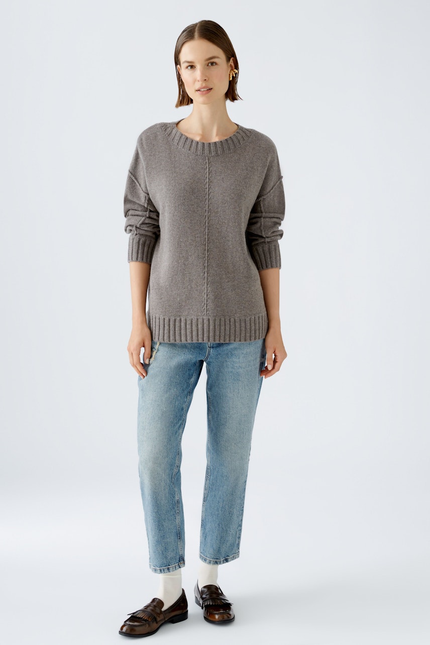 Bild 2 von Pullover - smoky taupe in smoky taupe | Oui