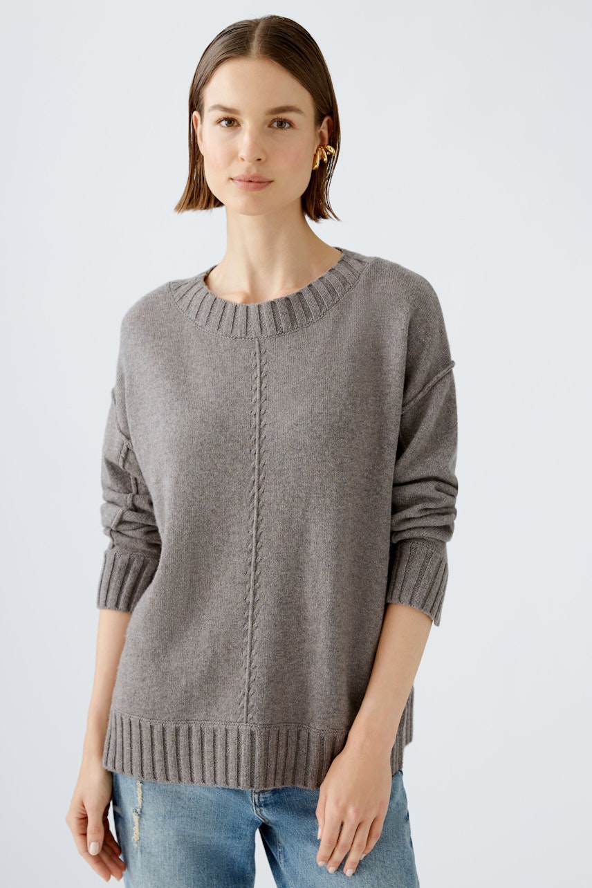 Bild 3 von Pullover - smoky taupe in smoky taupe | Oui