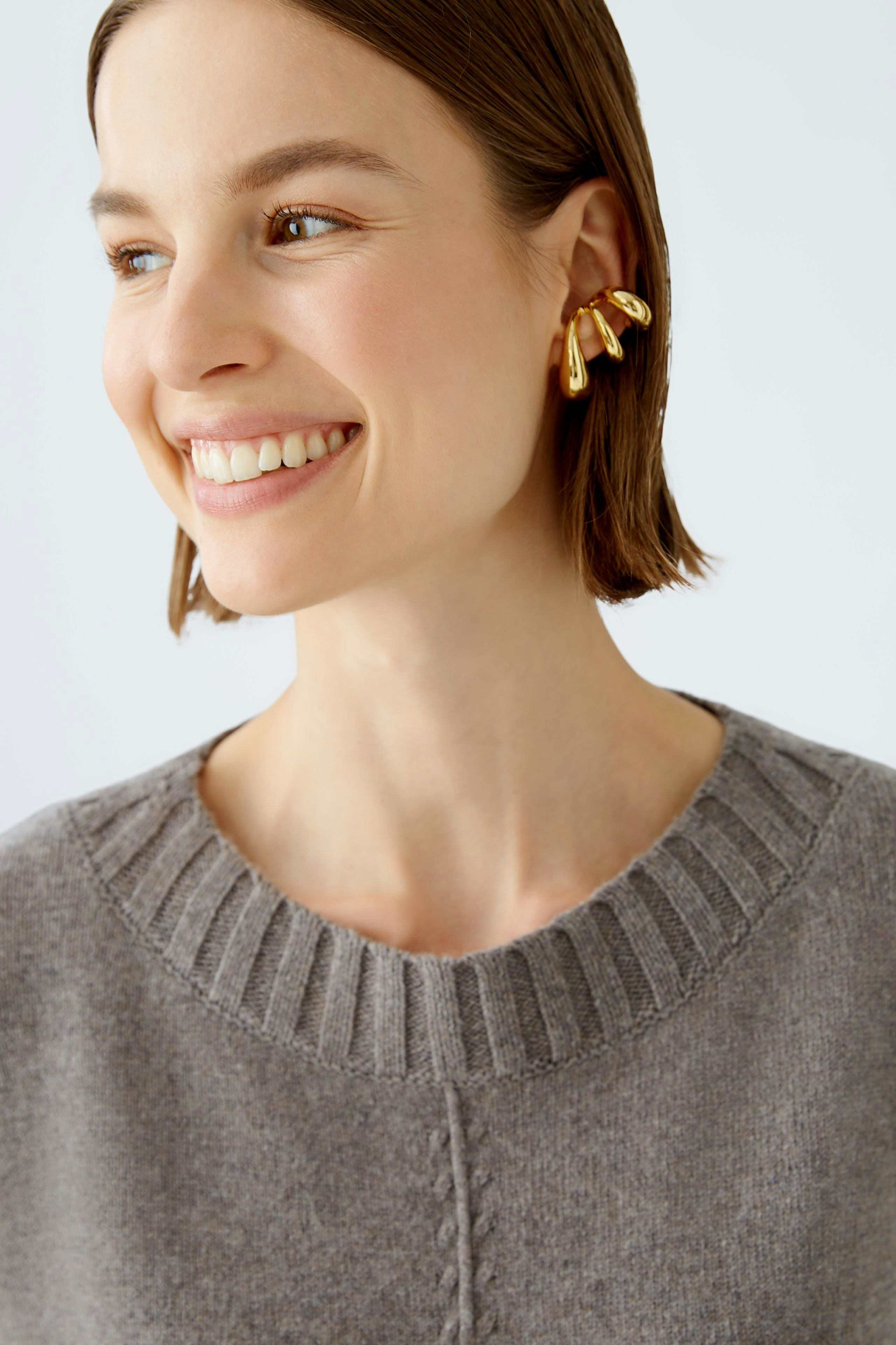 Bild 5 von Pullover - smoky taupe in smoky taupe | Oui