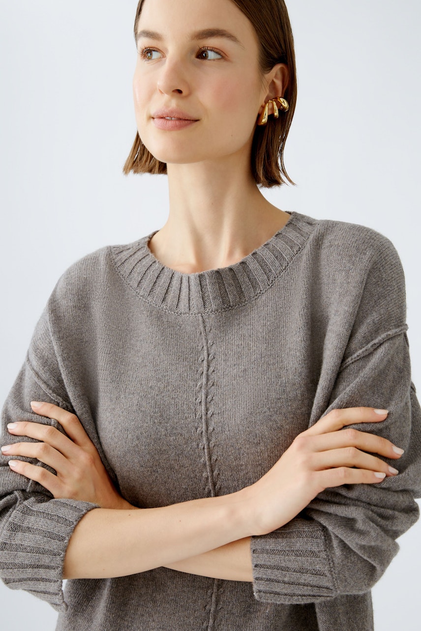 Bild 1 von Pullover - smoky taupe in smoky taupe | Oui