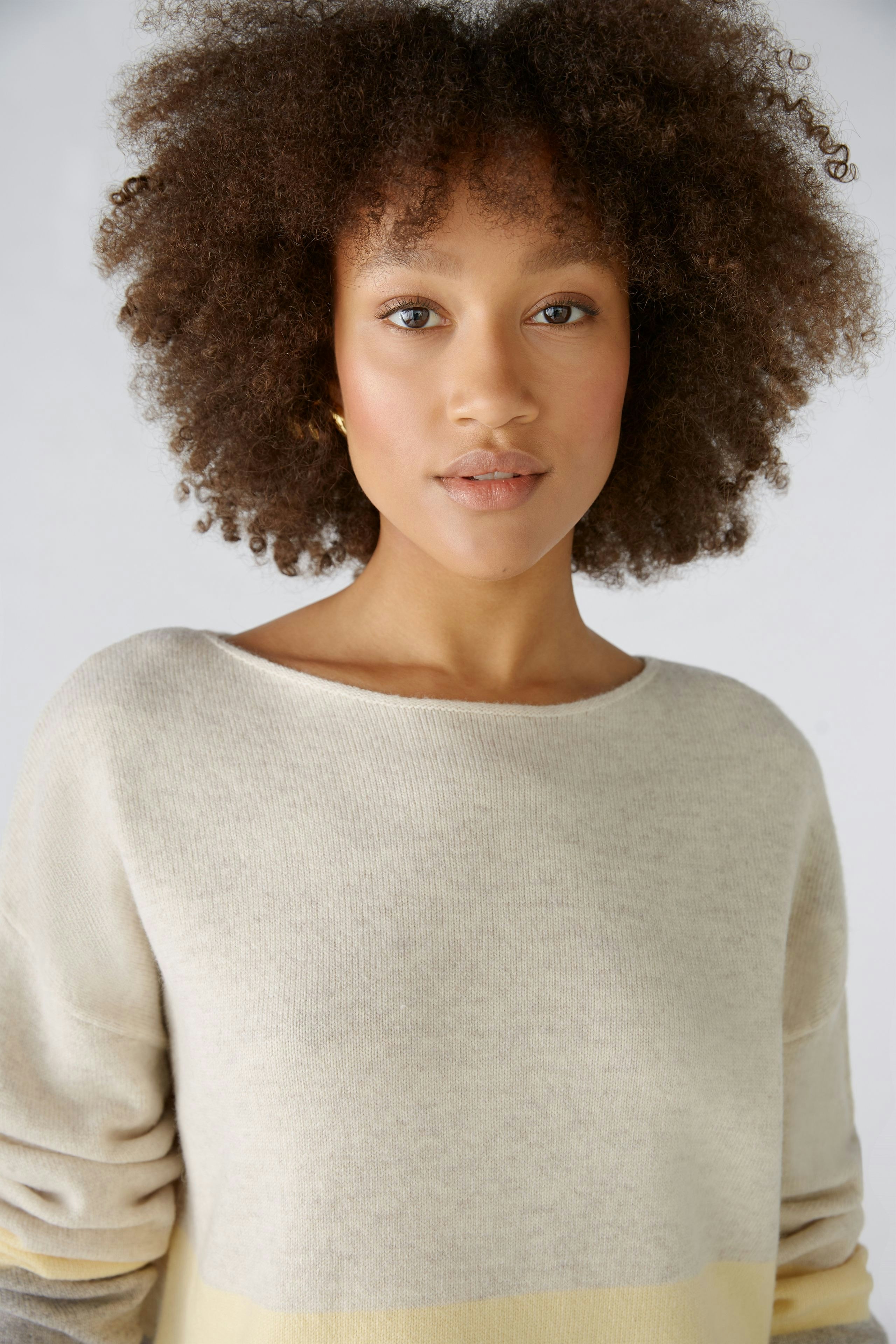 Bild 4 von Pullover - light brown white in light brown white | Oui