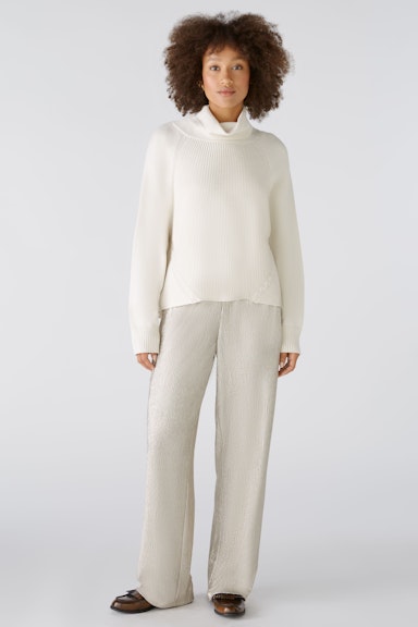 Bild 2 von Pullover viscose mixture in offwhite | Oui