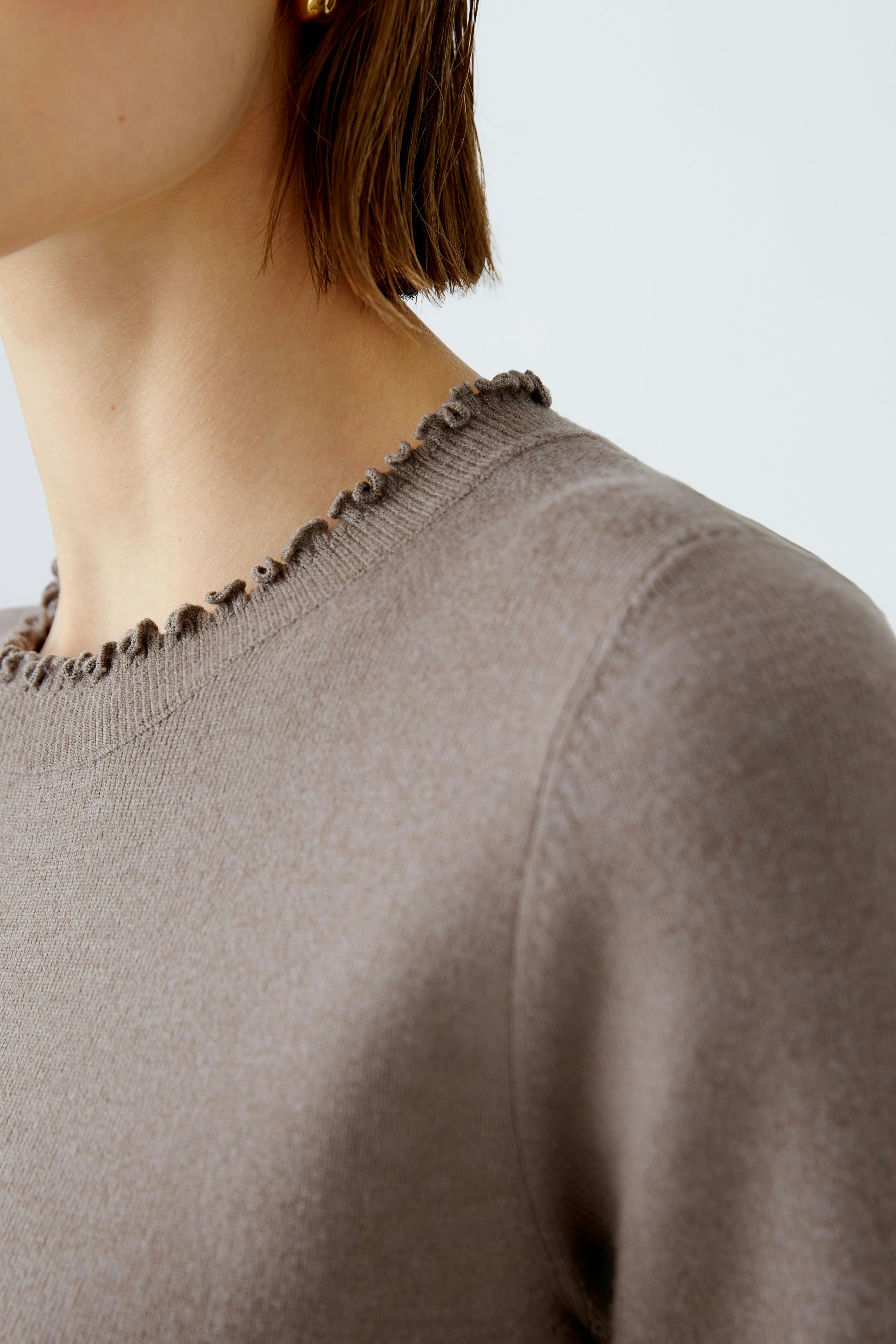 Bild 4 von Pullover - smoky taupe in smoky taupe | Oui