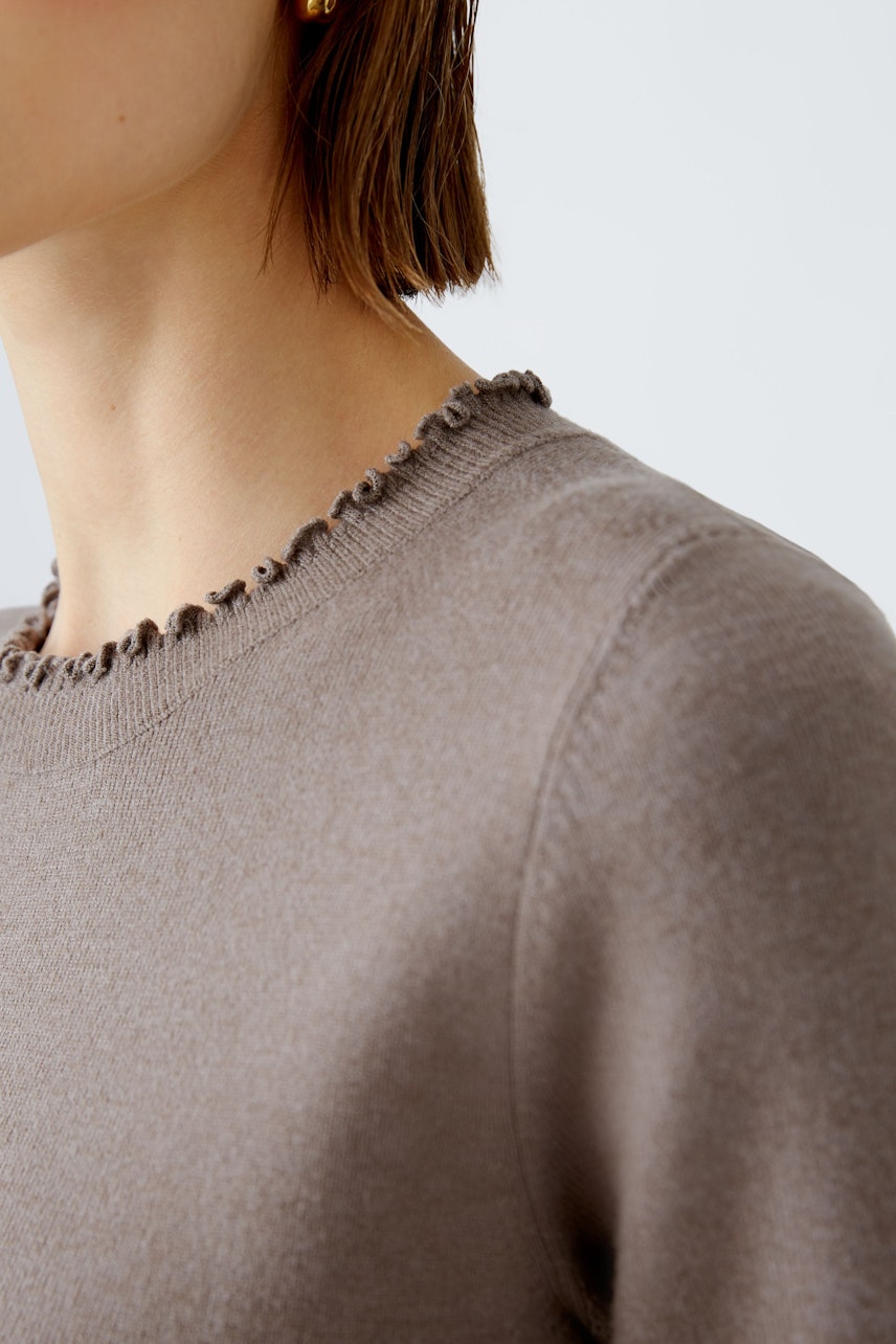 Bild 4 von Pullover - smoky taupe in smoky taupe | Oui