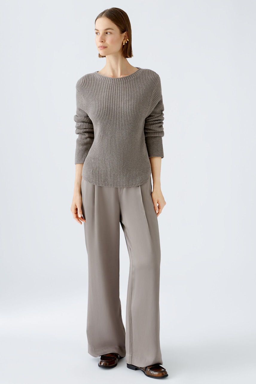 Bild 2 von Pullover - smoky taupe in smoky taupe | Oui