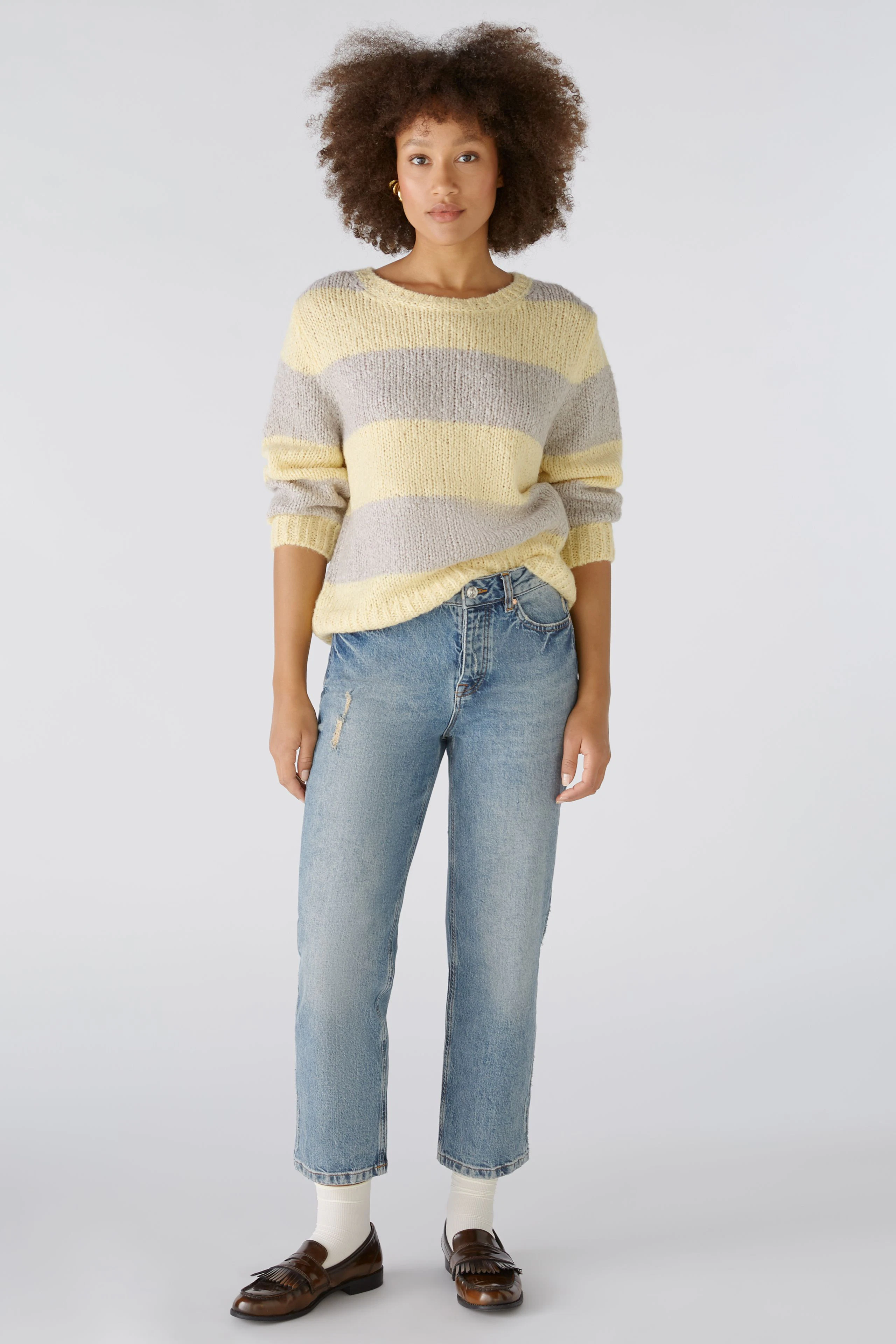 Image 2 of pullover - yellow taupe in yellow taupe | Oui