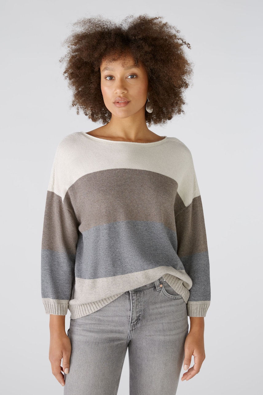 Bild 3 von Pullover - light brown white in light brown white | Oui