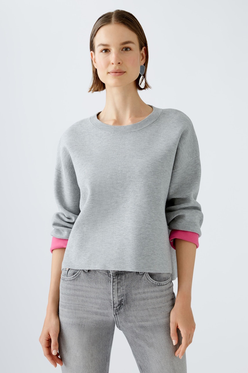 Bild 2 von Pullover - light grey red in light grey red | Oui