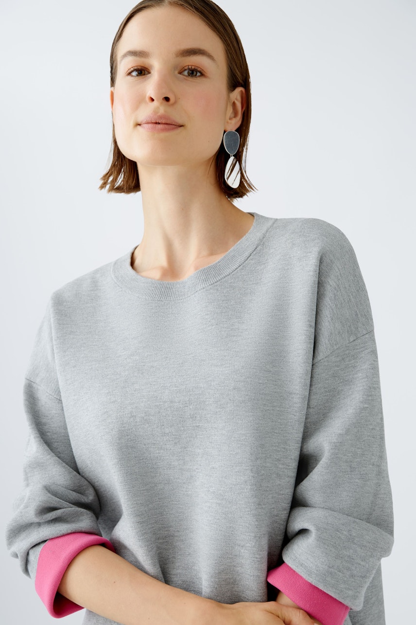 Bild 5 von Pullover - light grey red in light grey red | Oui