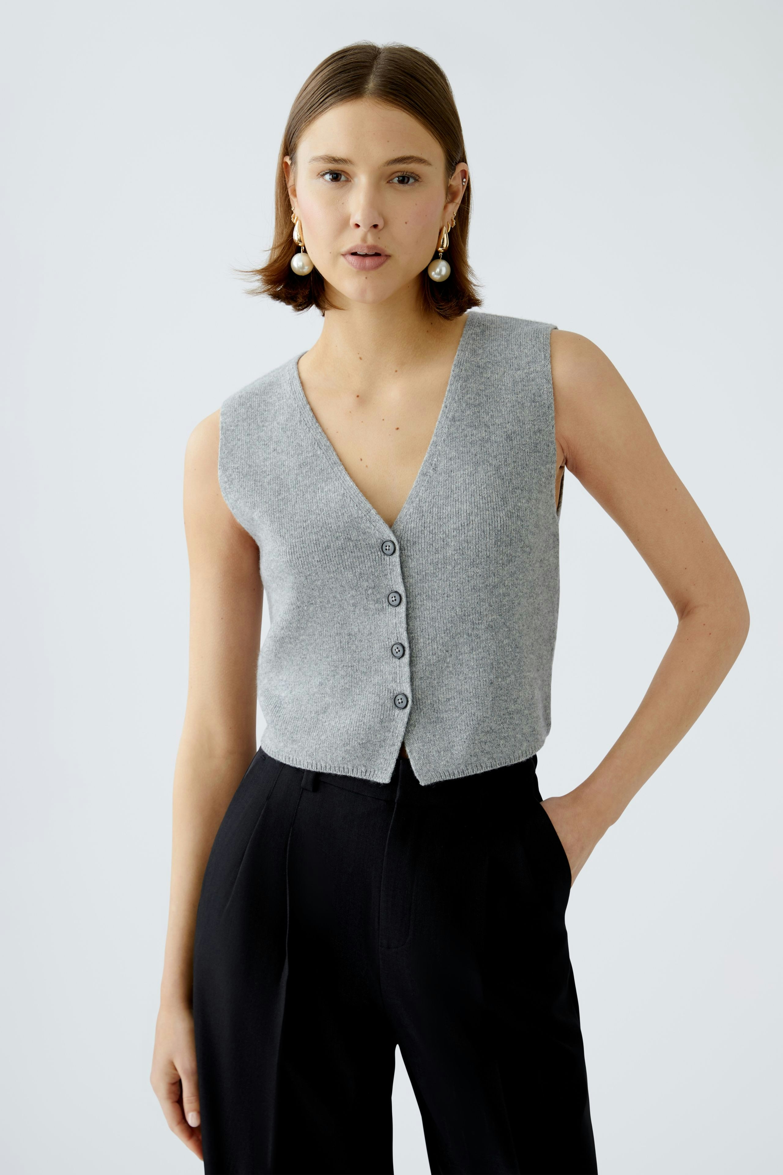 新品・タグ付き♡L´Appartement Knit Vest 予約販売》zip knit vest/2colors_nt1805 | NOKCHA