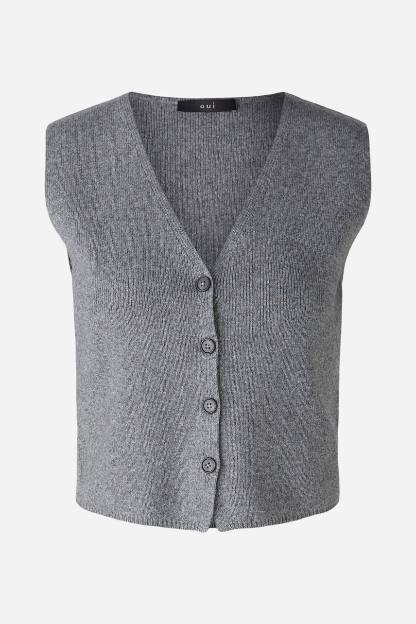 Bild 6 von Strickweste - grey in grey | Oui