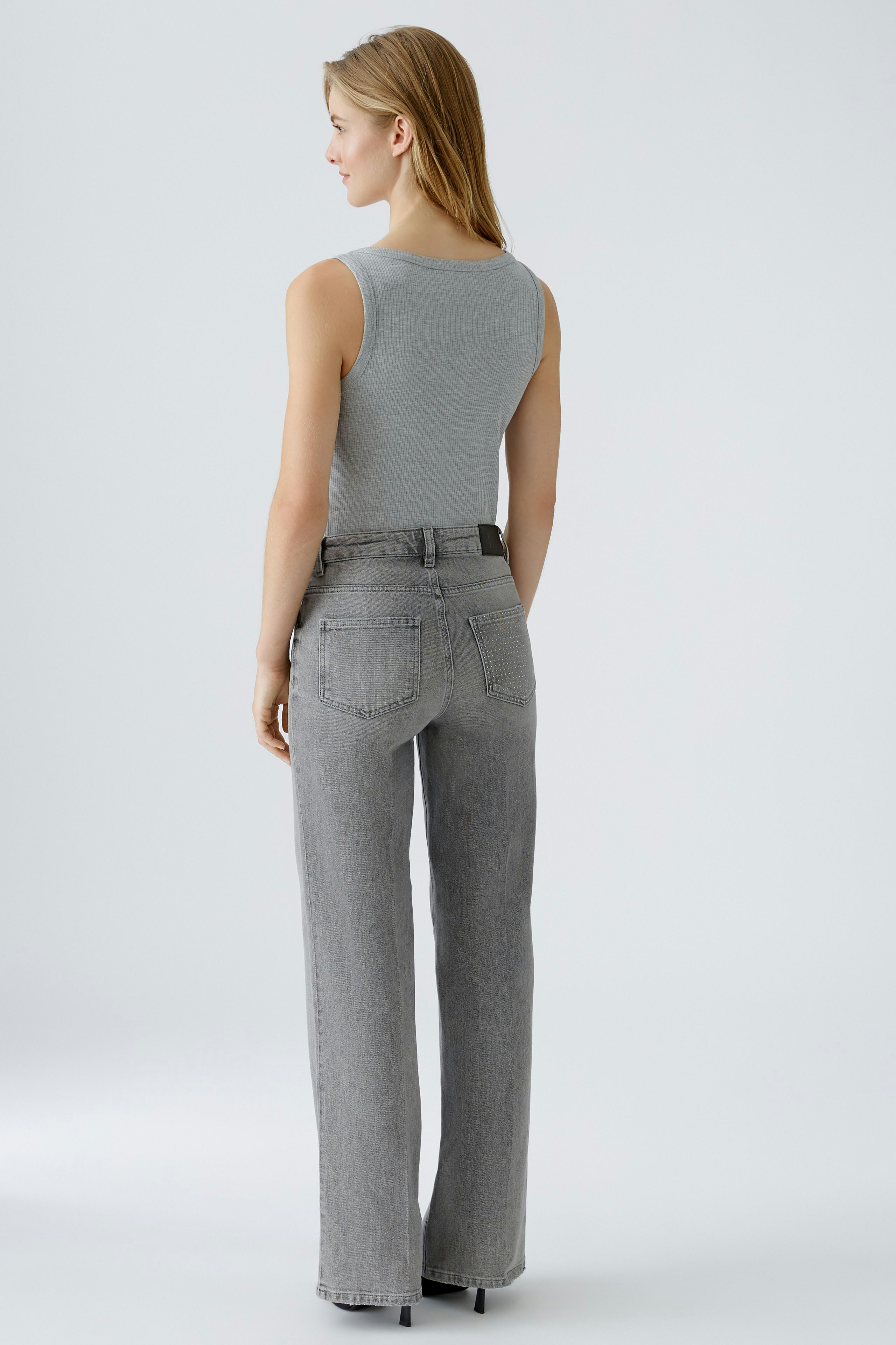 Bild 3 von Flare jeans - grey denim in grey denim | Oui