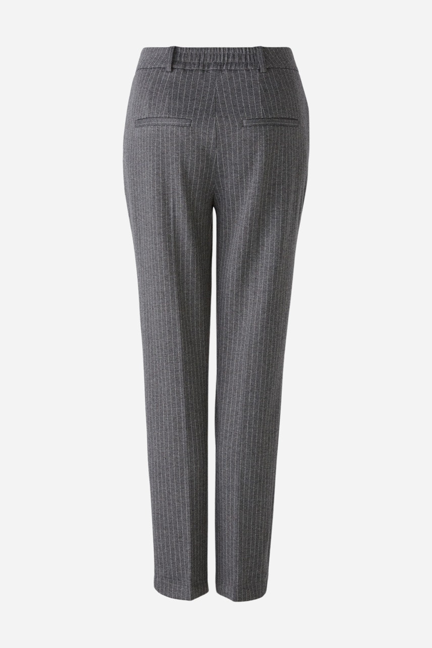 Bild 2 von Trousers - grey /black in grey /black | Oui