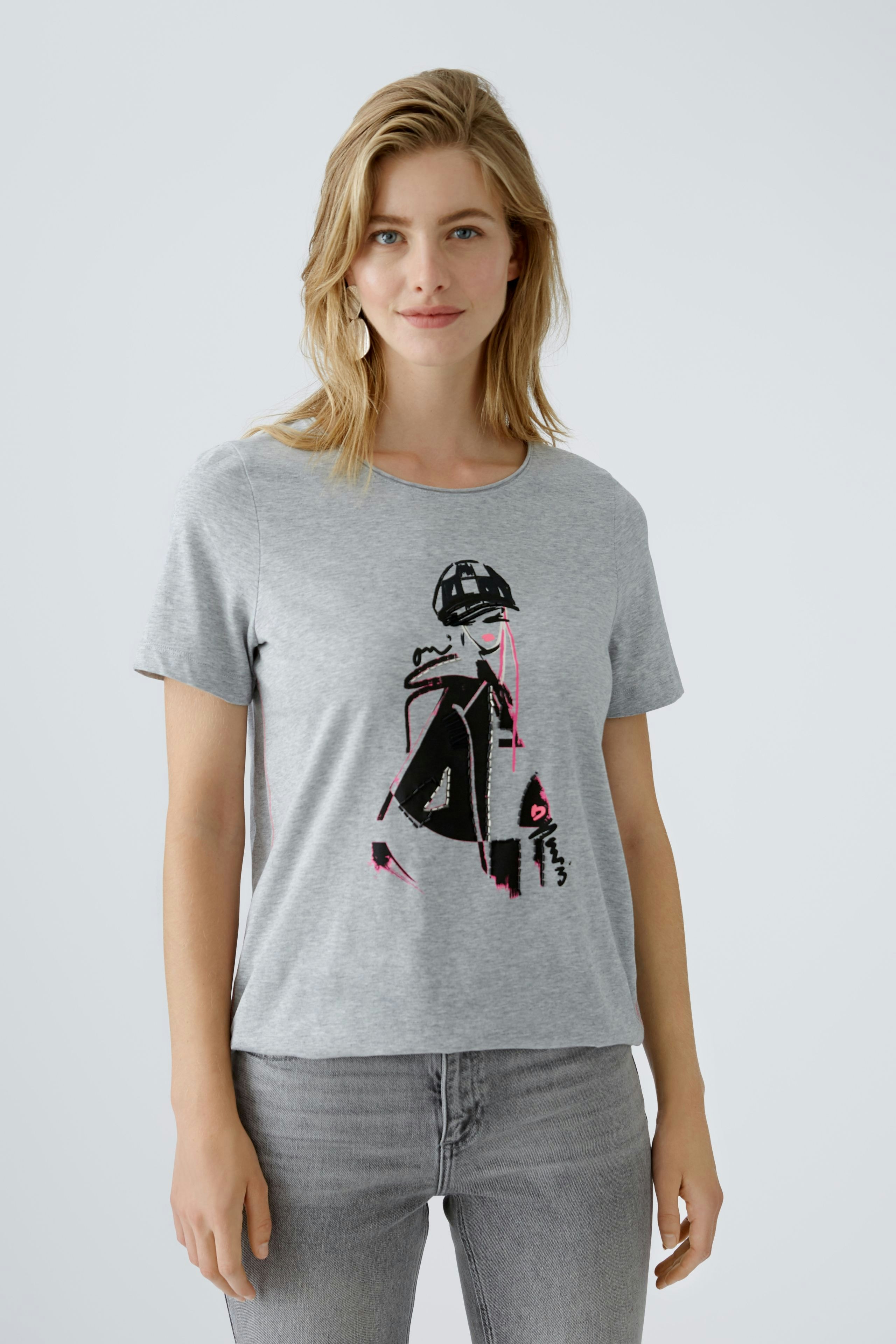 Bild 3 von T-Shirt - light grey in light grey | Oui