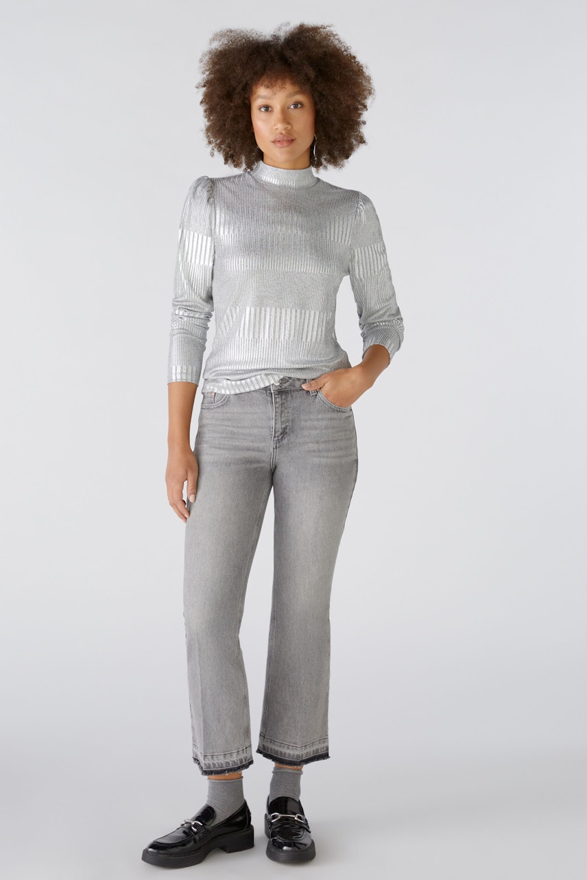 Bild 2 von Long-sleeved shirt - silver gunmetal in silver gunmetal | Oui